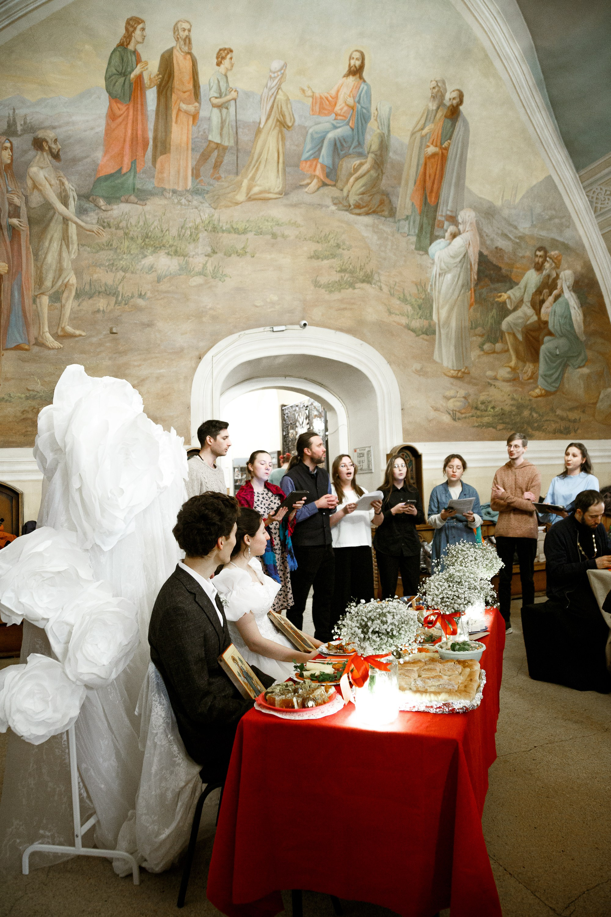 Венчание в храме Космы и Дамиана в Шубине