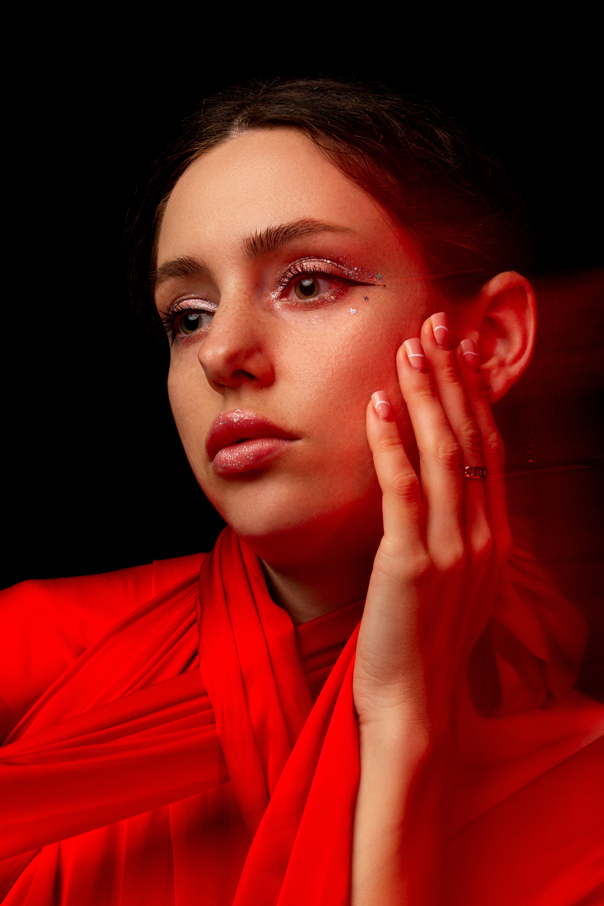 Портретная фотосессия в студии с эффектом смешанный свет. Портретный и семейный фотограф в Санкт-Петербурге Ульяна Жукова