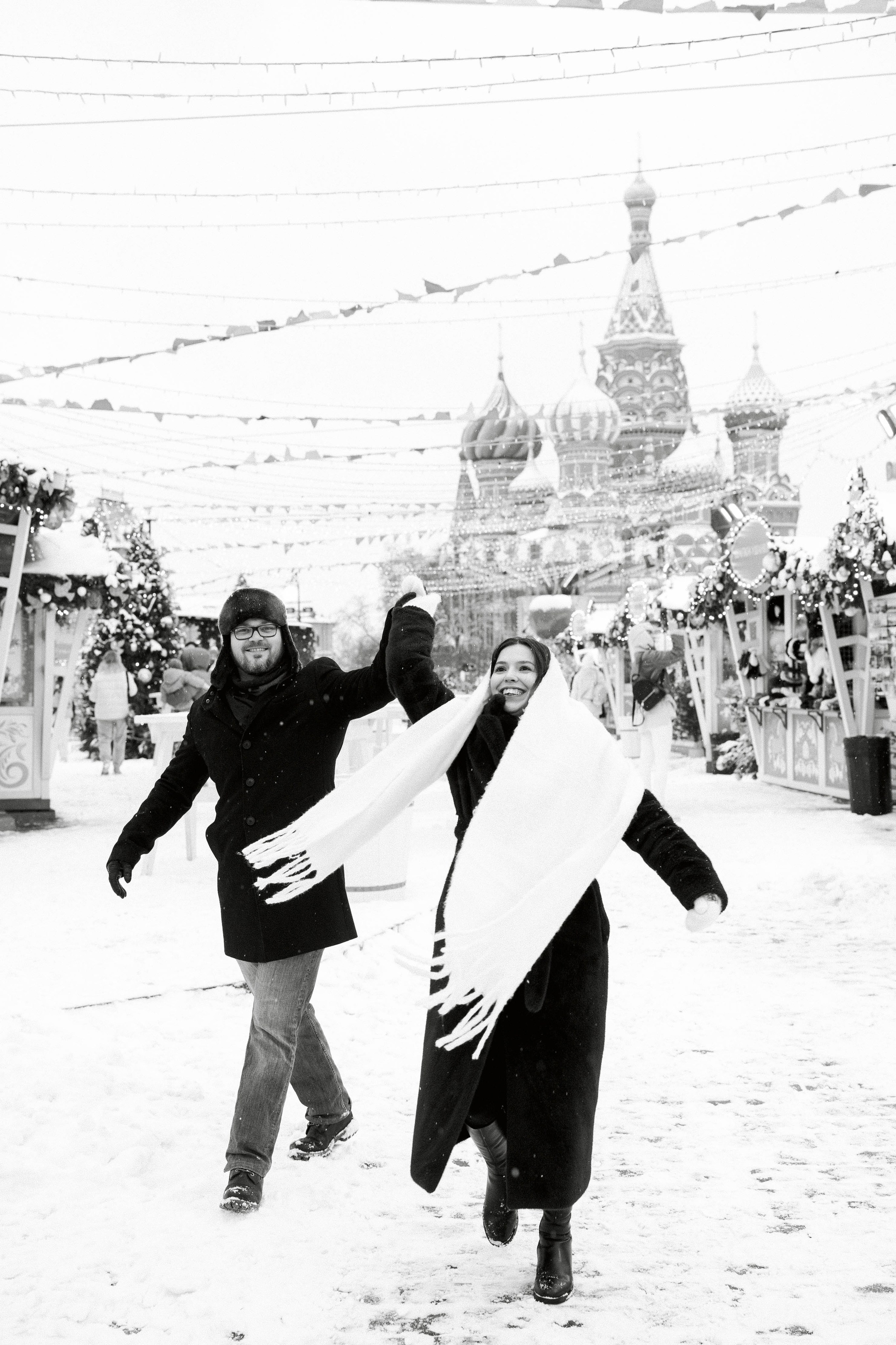 Прогулка на красной. Свадебный фотограф Москва Александра Аверкова