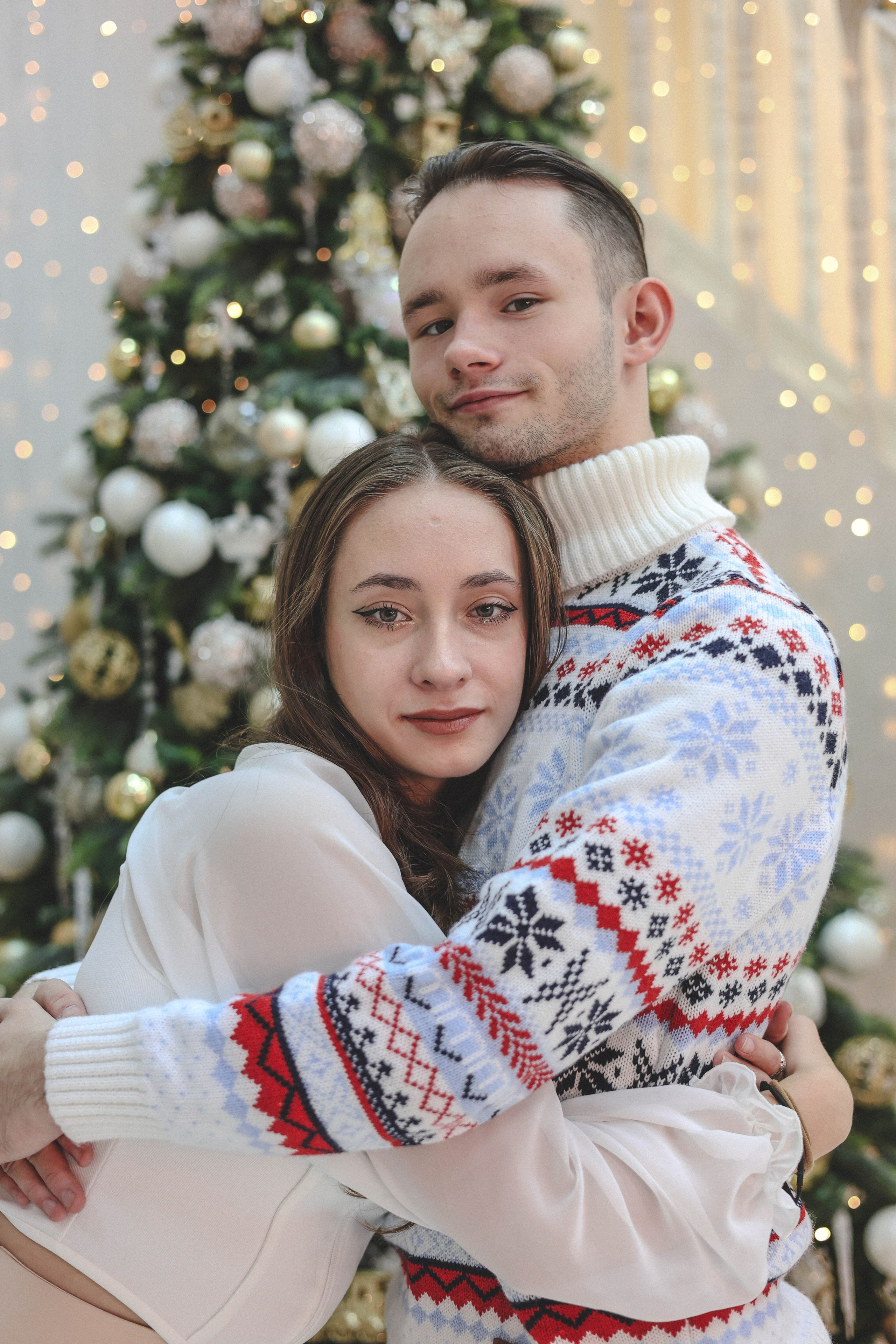 Новогодняя история «Ирина и ее семья». Фотограф в Москве Анастасия Калинина