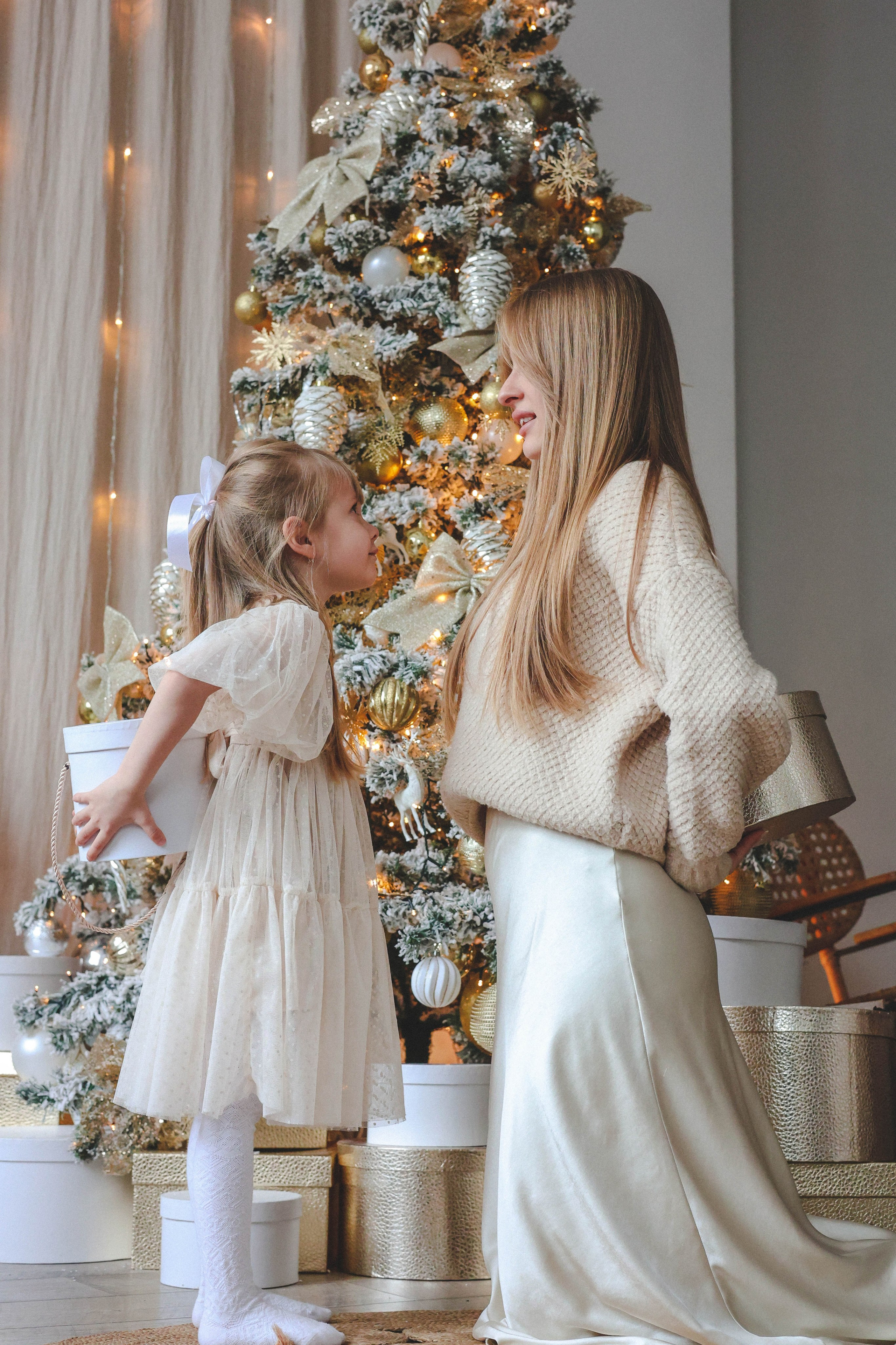 Новогодняя история «Кира и ее семья». Фотограф в Москве Анастасия Калинина