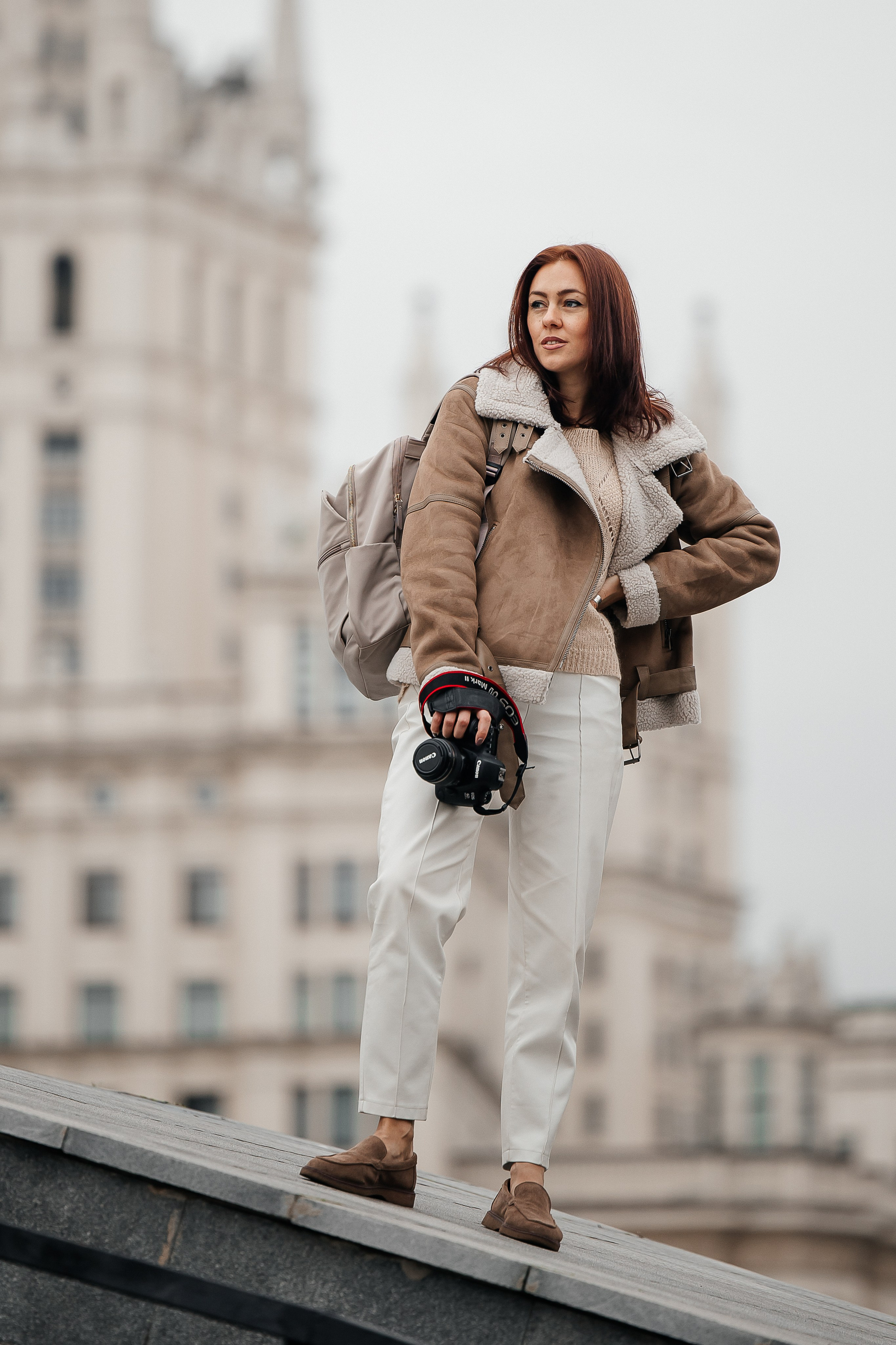 Прогулка у высотки на Котельнической набережной. Свадебный и семейный фотограф в Москве Красинская Мария