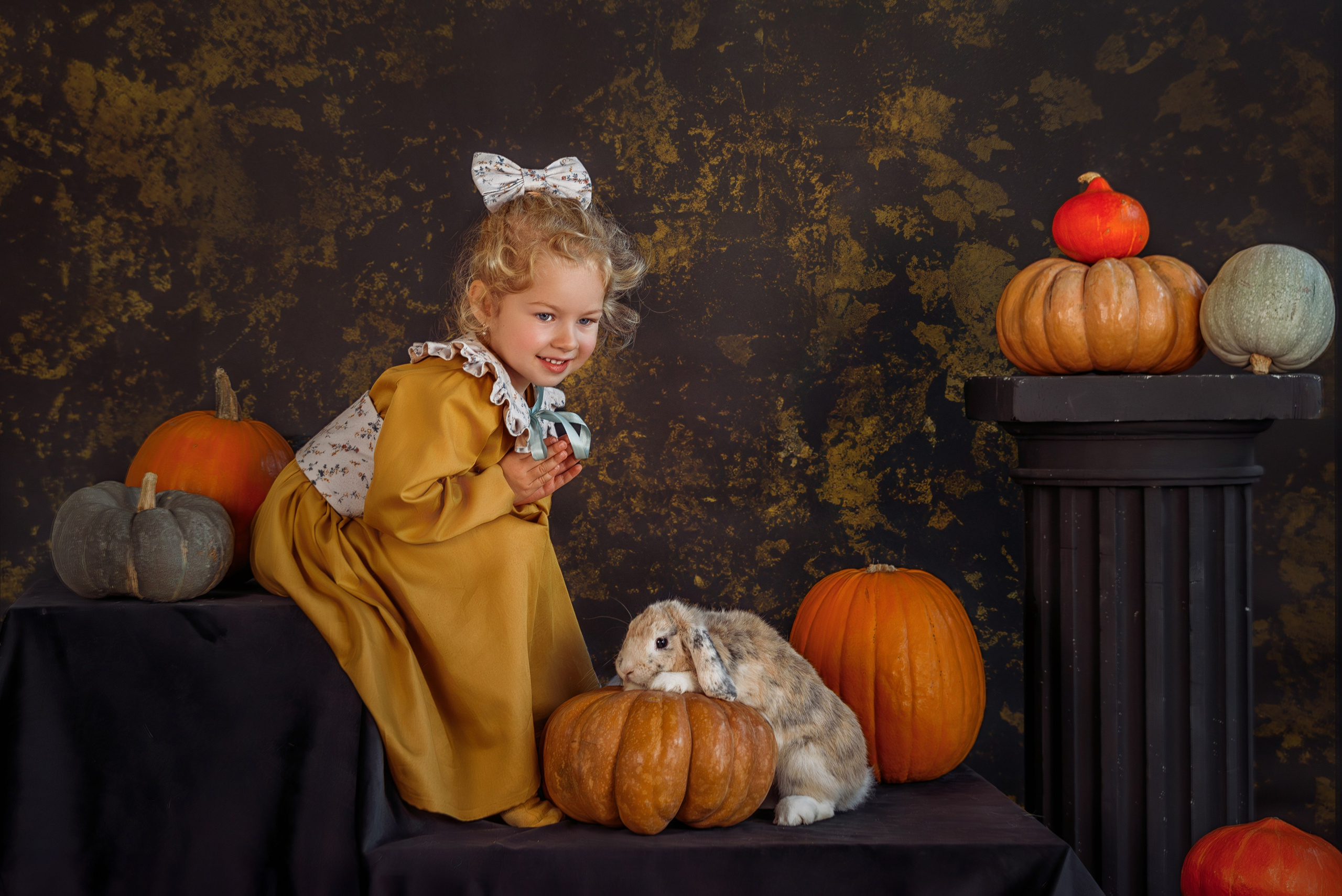 Осенний фотопроект, осенняя фотосессия для детей в Сочи. Детский студийный фотограф Сочи