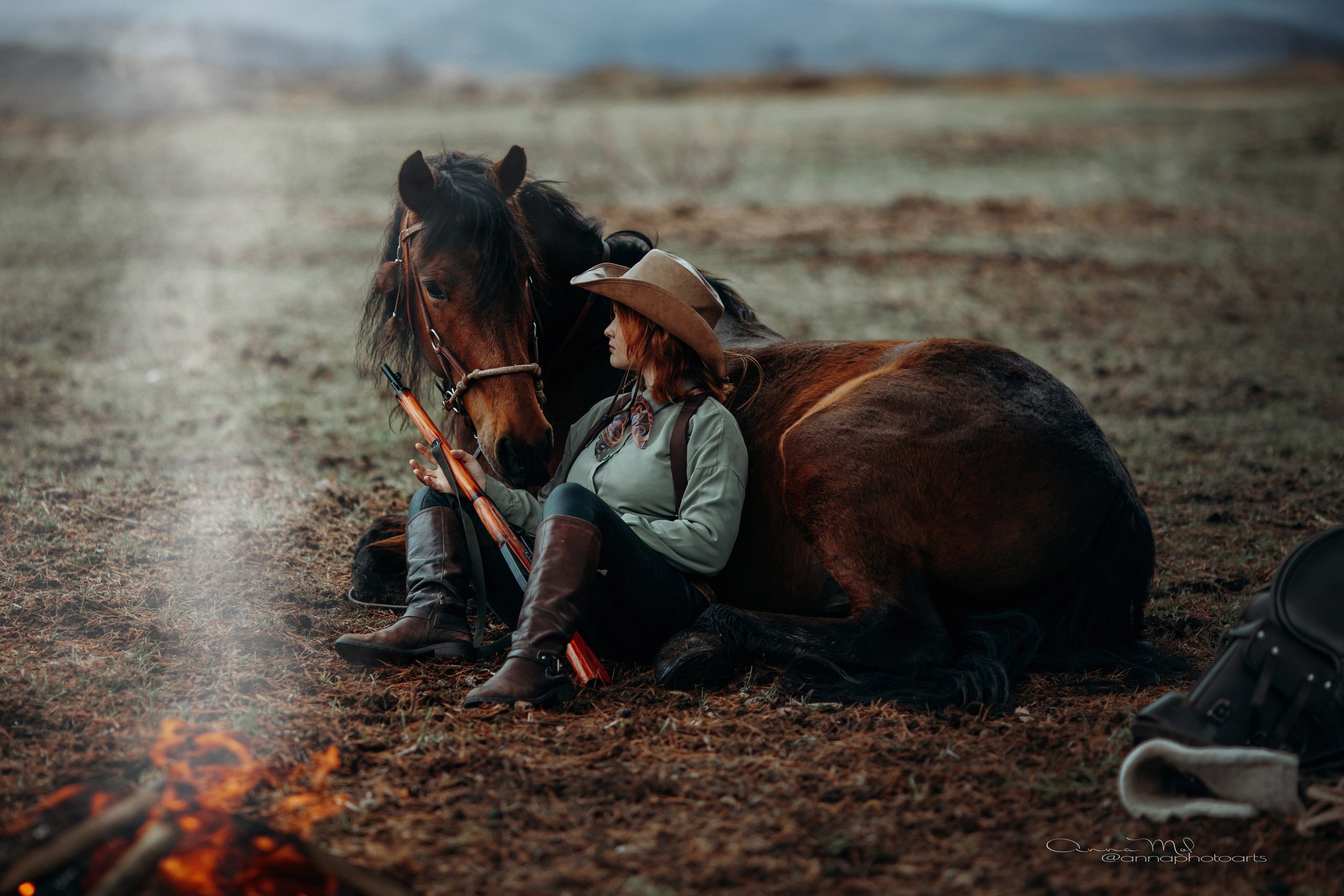 По мотивам любимой игры / РДР2. Анна Молчанова конный фотограф в Тюмени | фотосессии с лошадьми Тюмень