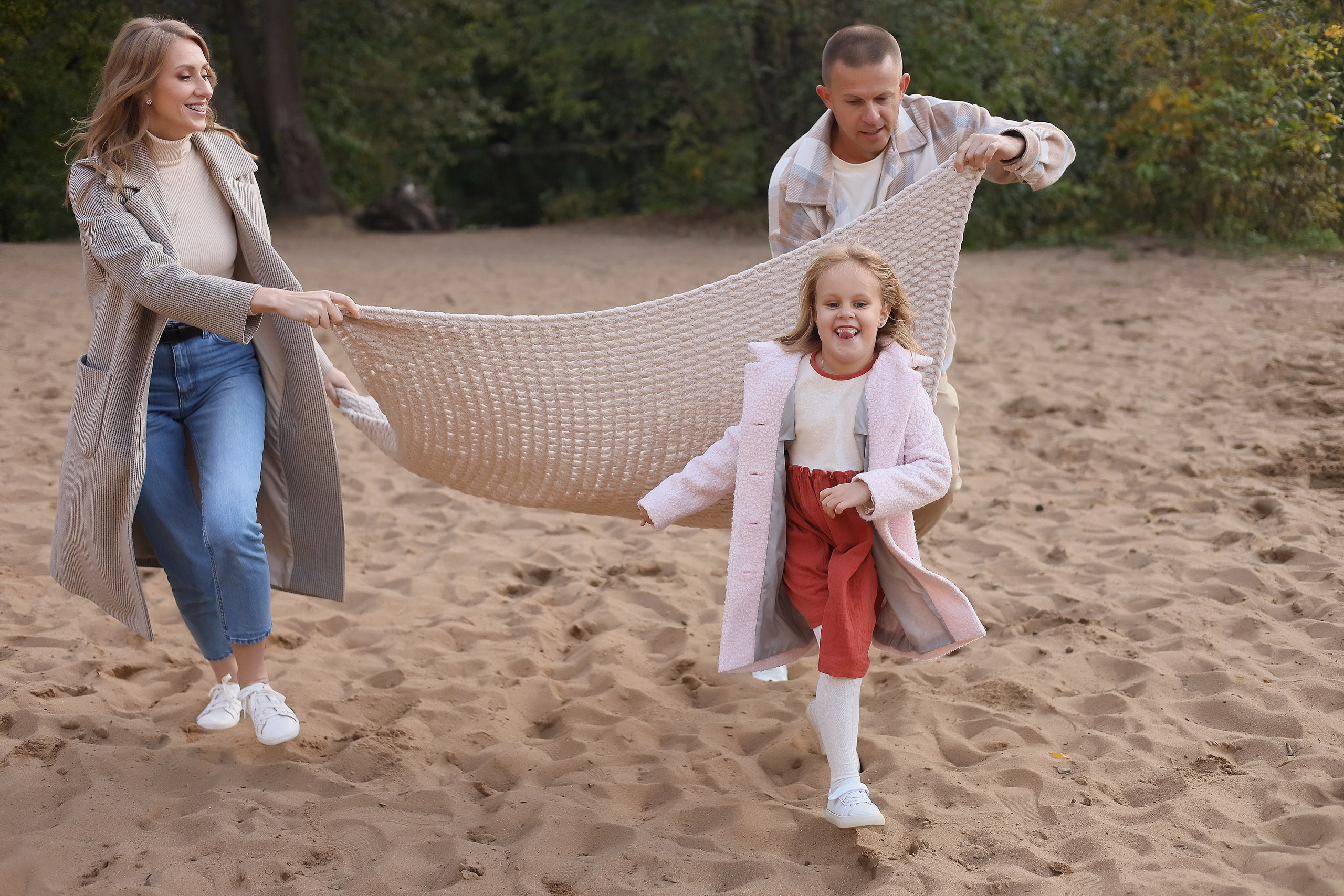 Надя, Женя и Ариана. Серебряный бор. Фотограф Москва Лара Чайка