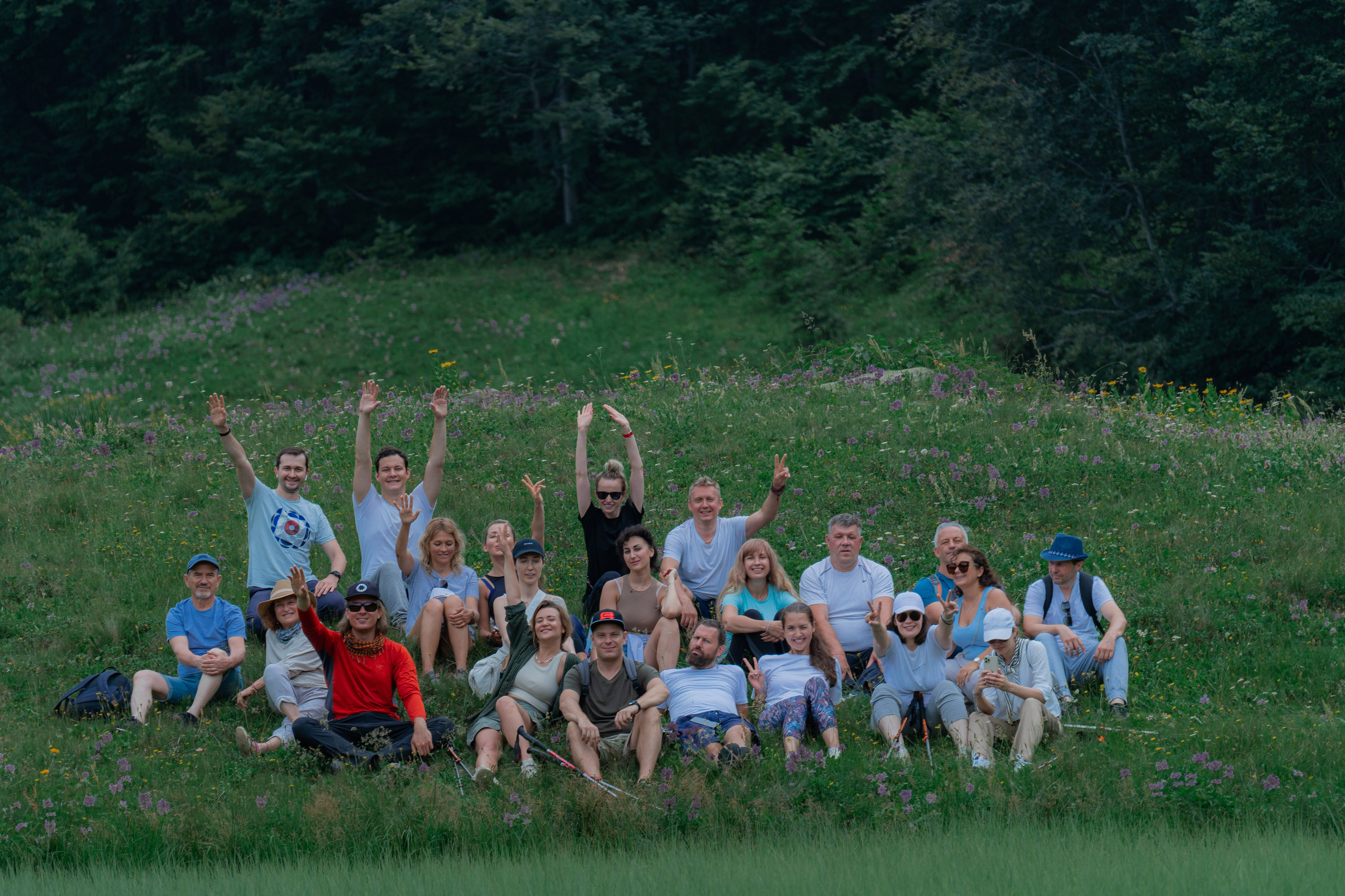 Психологический тренинг на озере Зеркальное. Репортажный фотограф в Красной Поляне и Сочи Павлюченко Екатерина