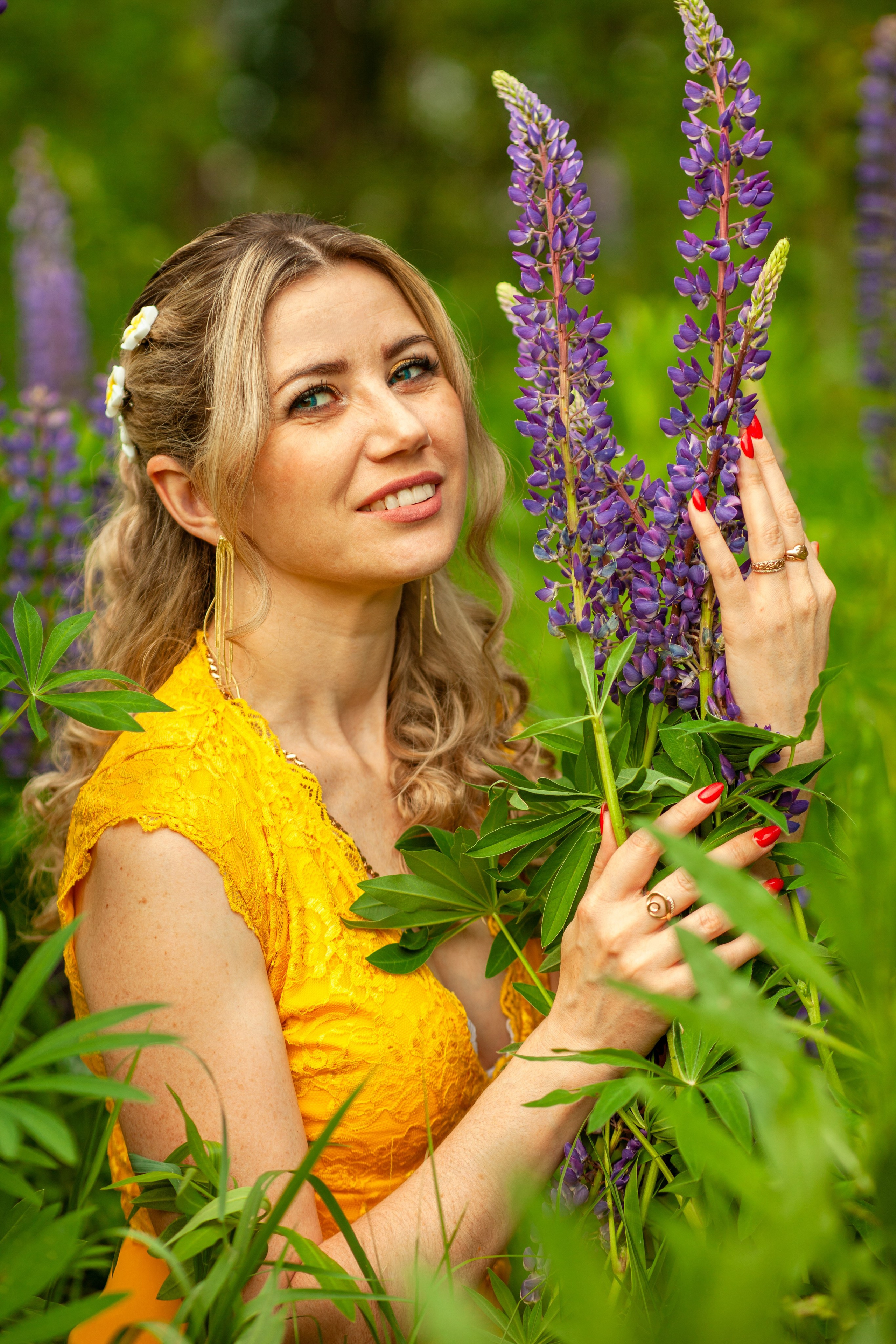 Фотосессия с люпинами. Репортажный, семейный, свадебный, портретный фотограф