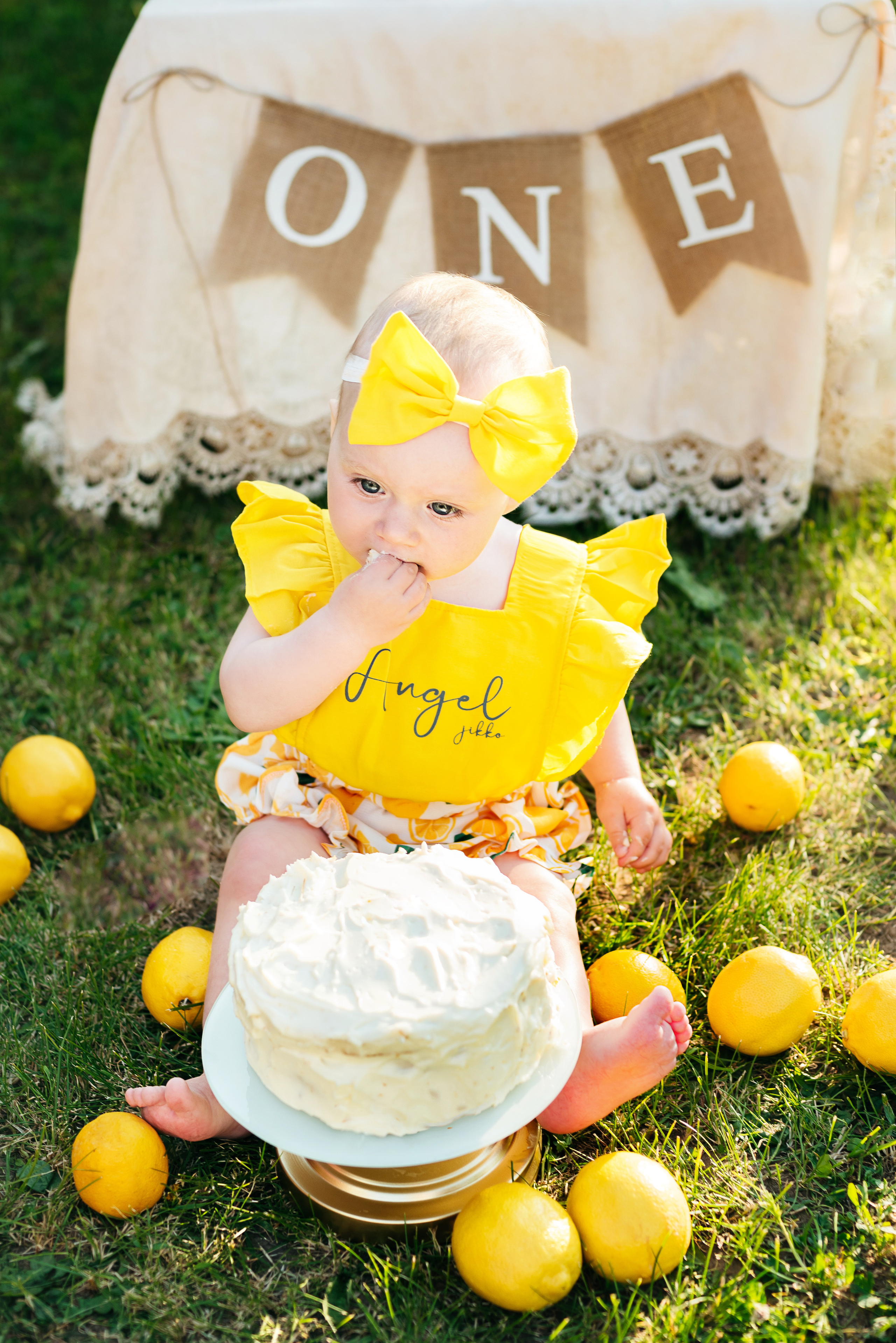Лимонная история к первому годику. Семейный и детский фотограф Захаренкова Юлия