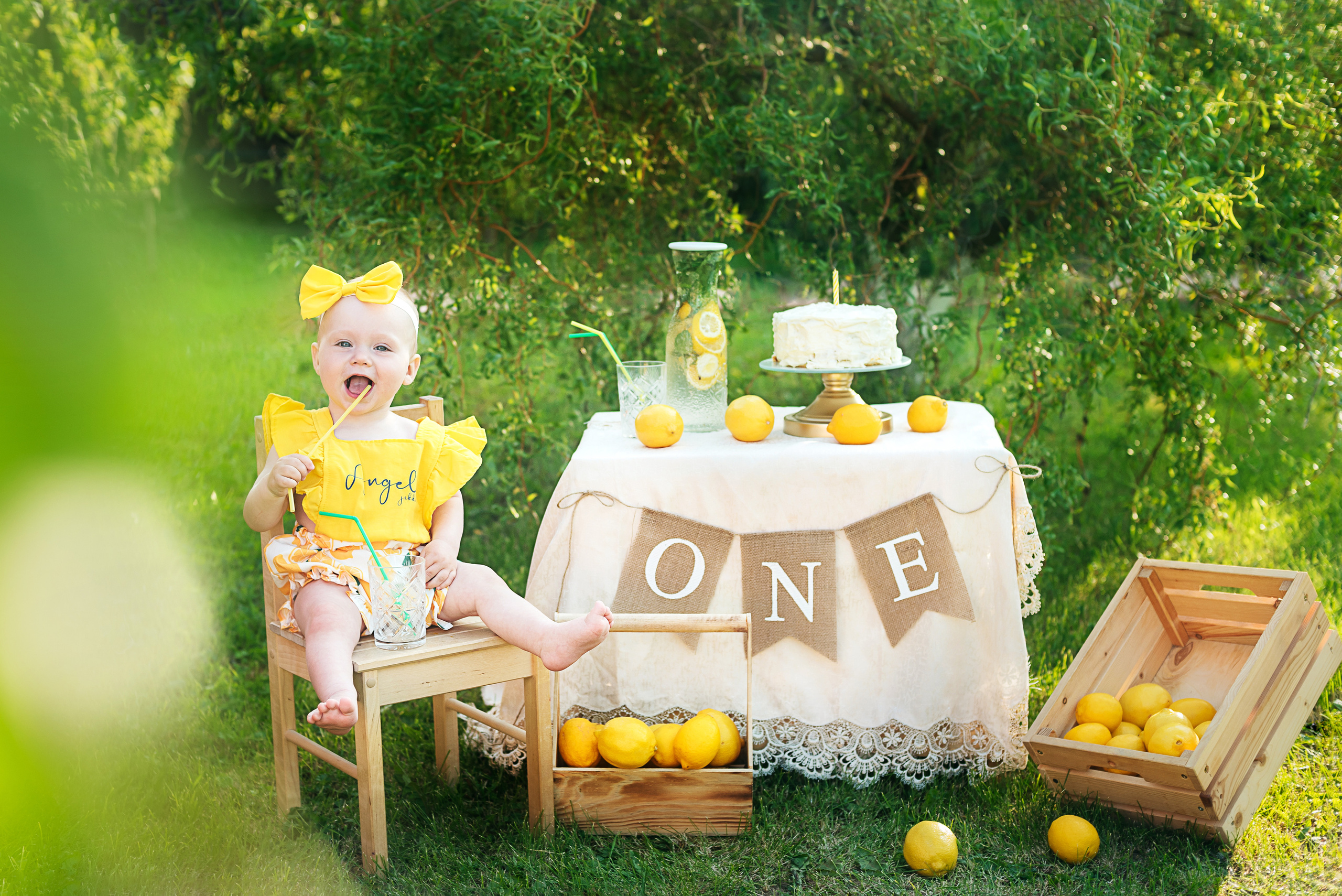 Лимонная история к первому годику. Семейный и детский фотограф Захаренкова Юлия