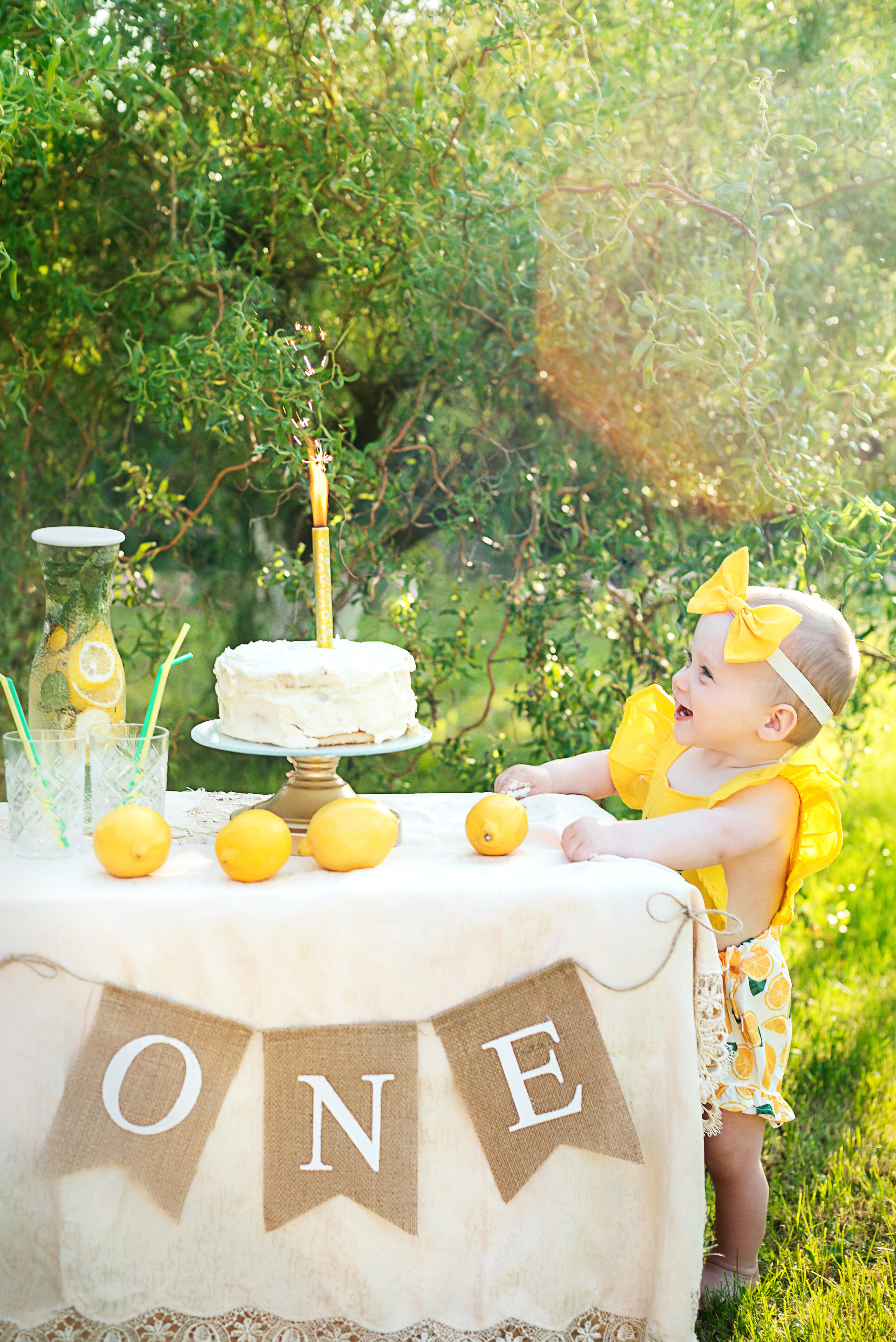 Лимонная история к первому годику. Семейный и детский фотограф Захаренкова Юлия