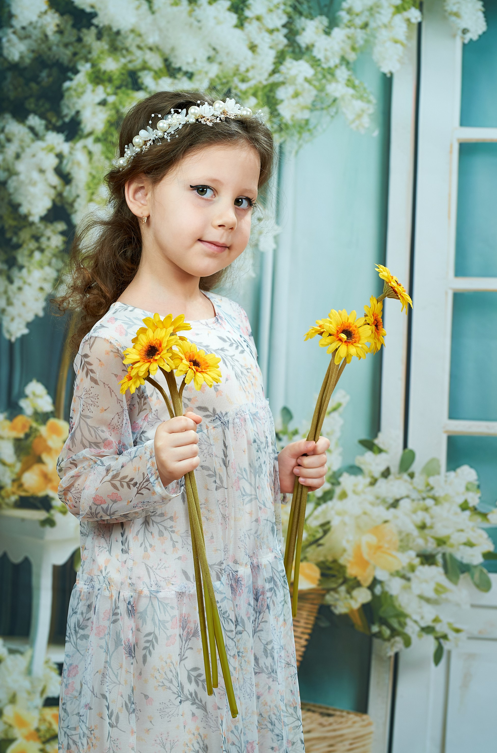 Детская весенняя фотосъемка