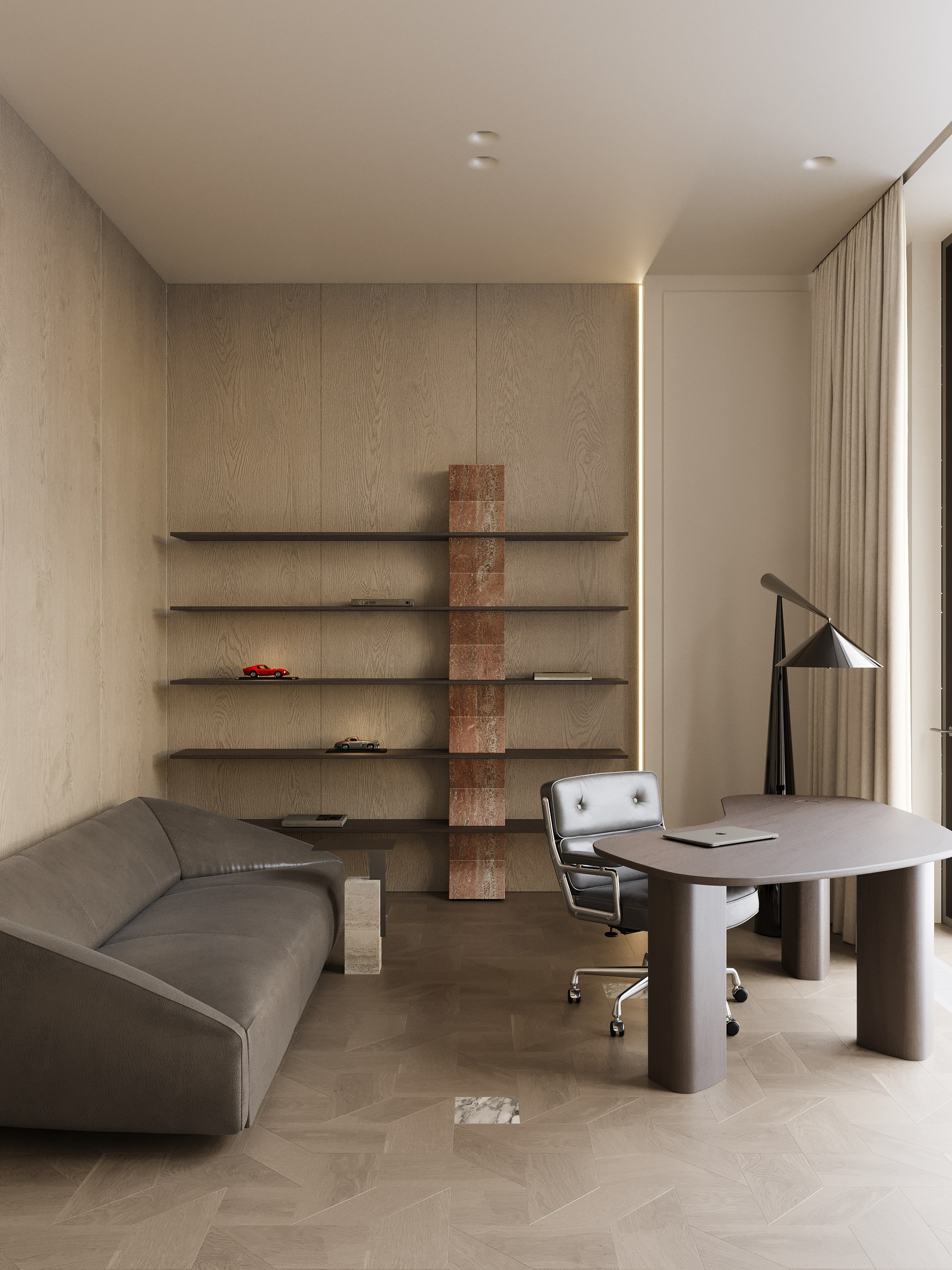 VILLA MADISON /1250 sq m /25'. Интерьерное ателье numéro а