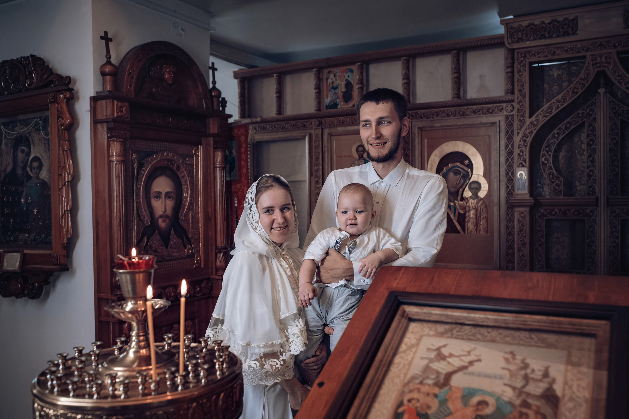 Фото крещения в Красноярске. Фотографы крещения/венчания  Красноярск Татьяна и Вячеслав Переваловы