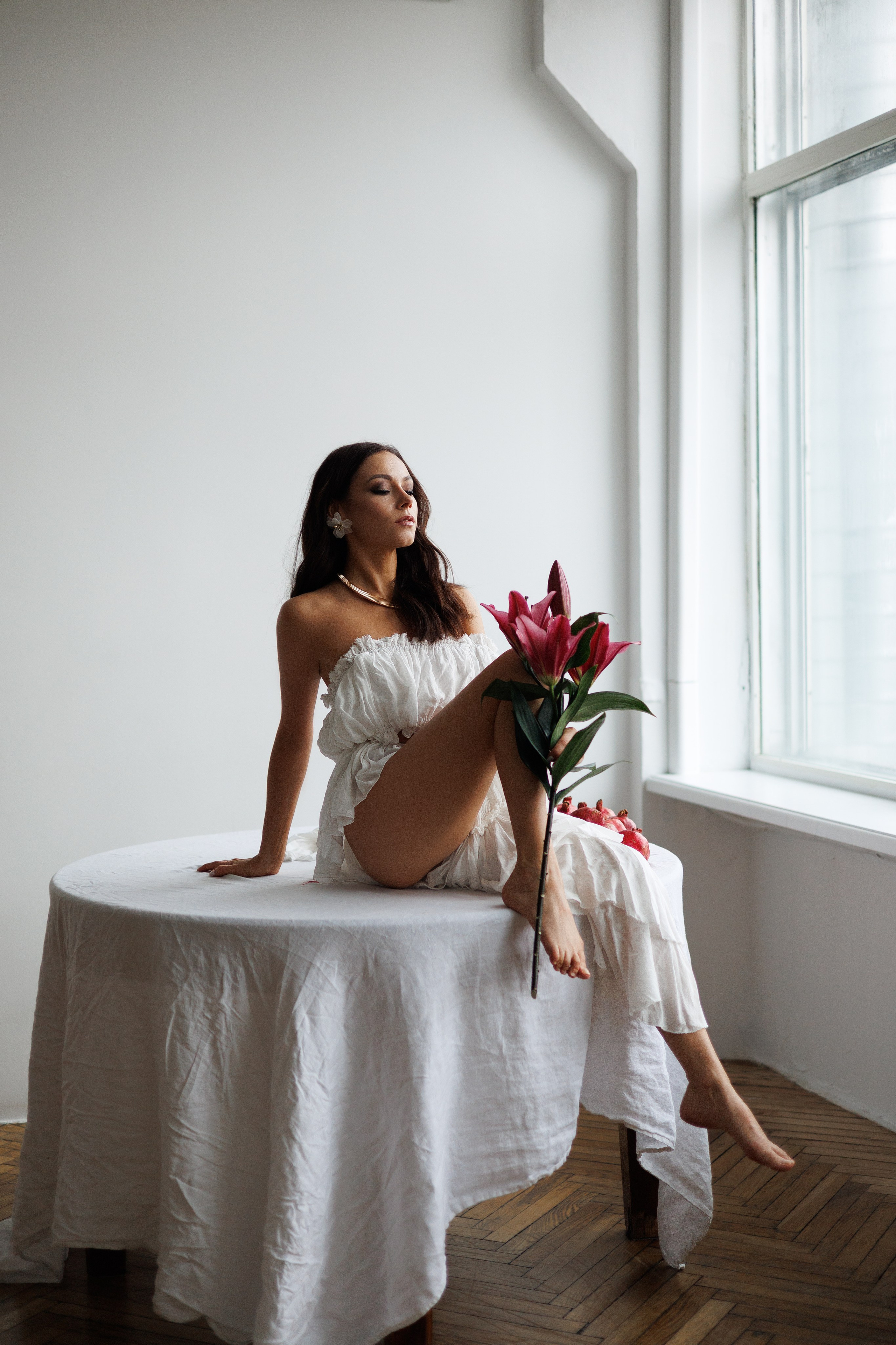 Женский портрет в студии. Фотограф Минск