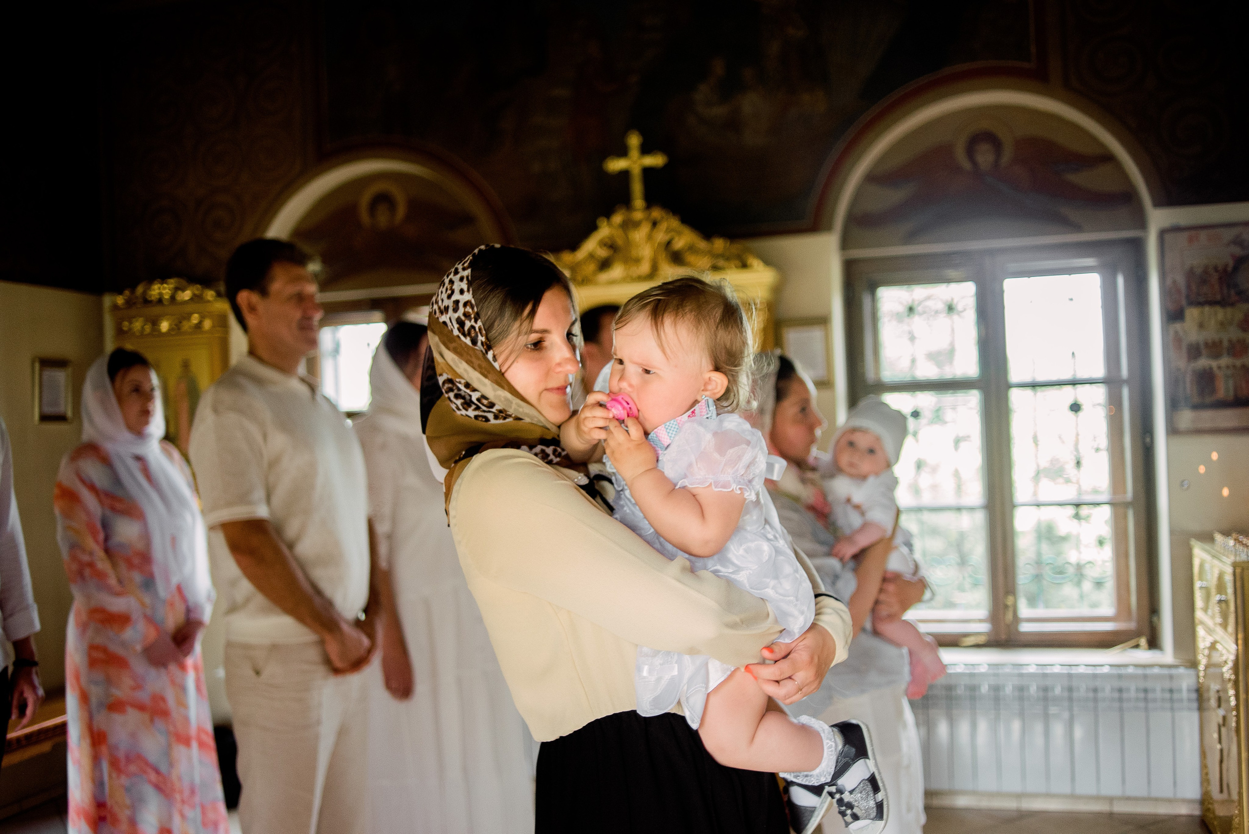 Крещение Ники. Фотограф Юлия Попова