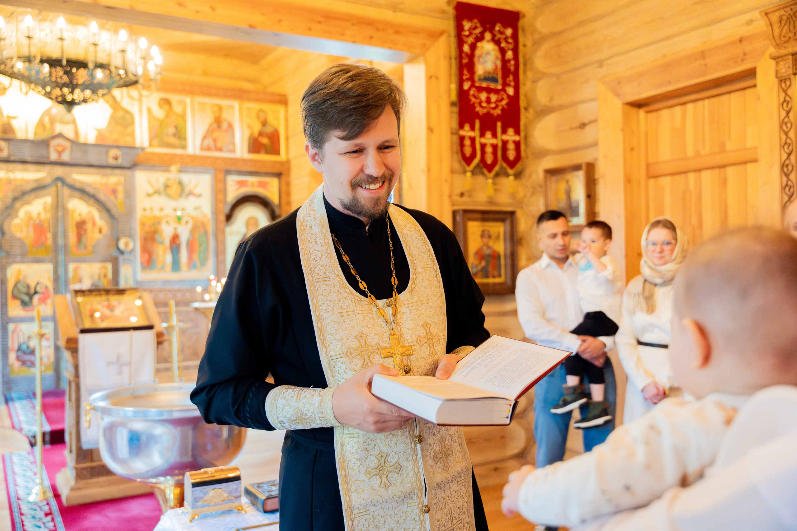 Крещение Ильи. Фотограф Юлия Попова