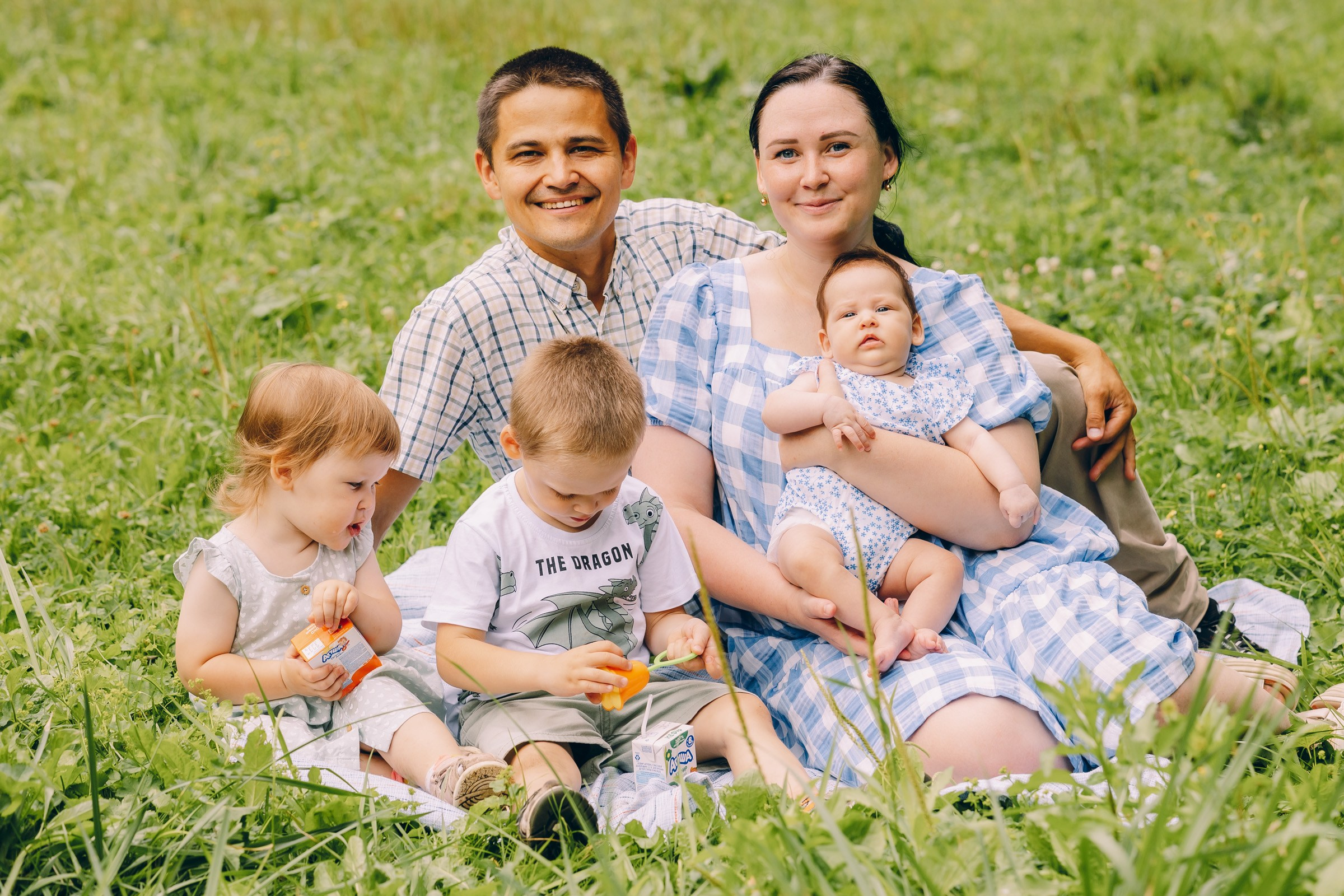 Семейная фотосессия на природе. Семейный Фотограф в Москве Евгения Симоненко