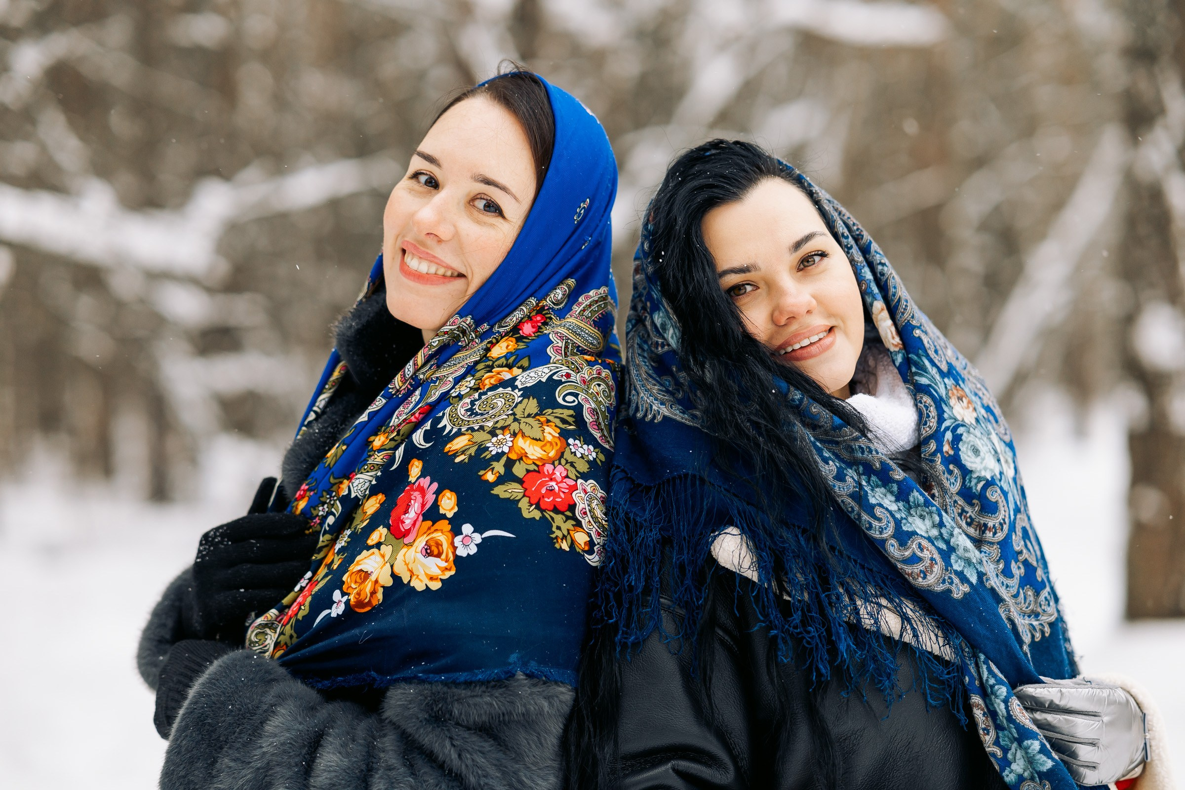 В зимнем лесу. Семейный Фотограф в Москве Евгения Симоненко