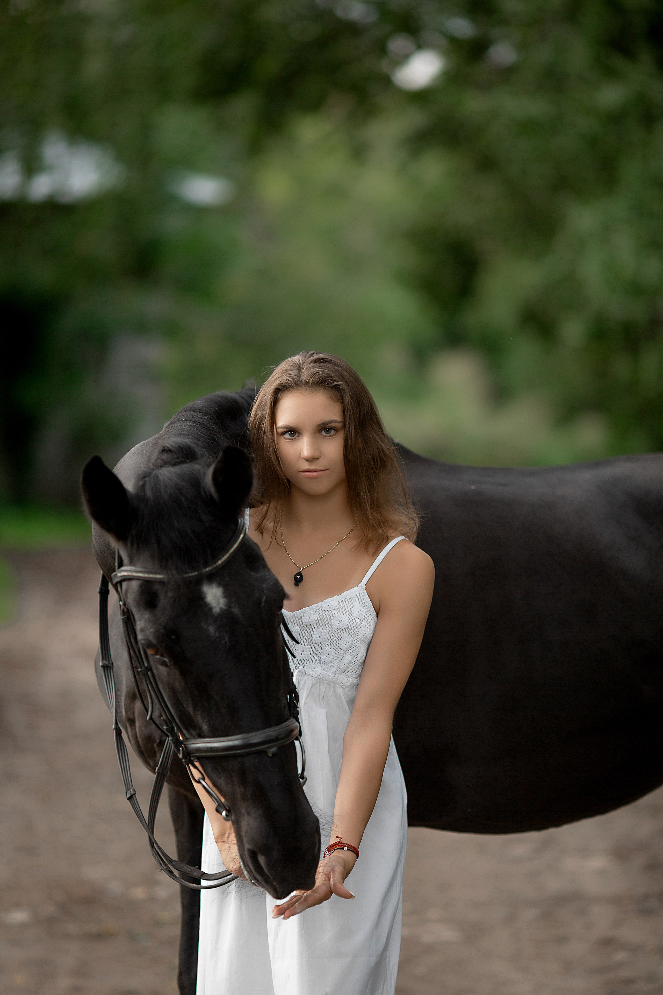 Влада и Жасмин. Фотосессия с лошадьми в Нижнем Новгороде