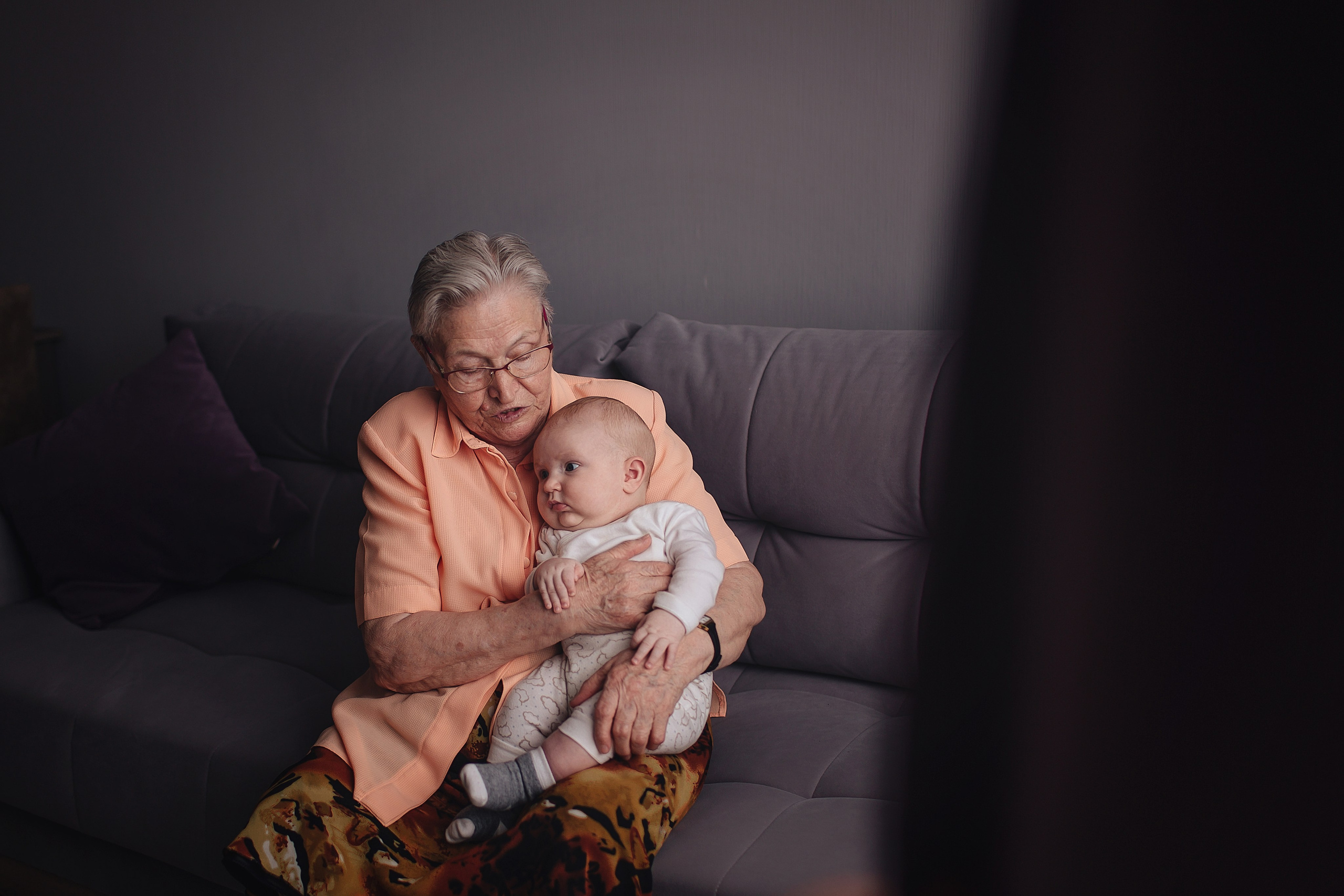 Четыре поколения. Домашнее. Свадебный и семейный фотограф Спб Бошман Ирина