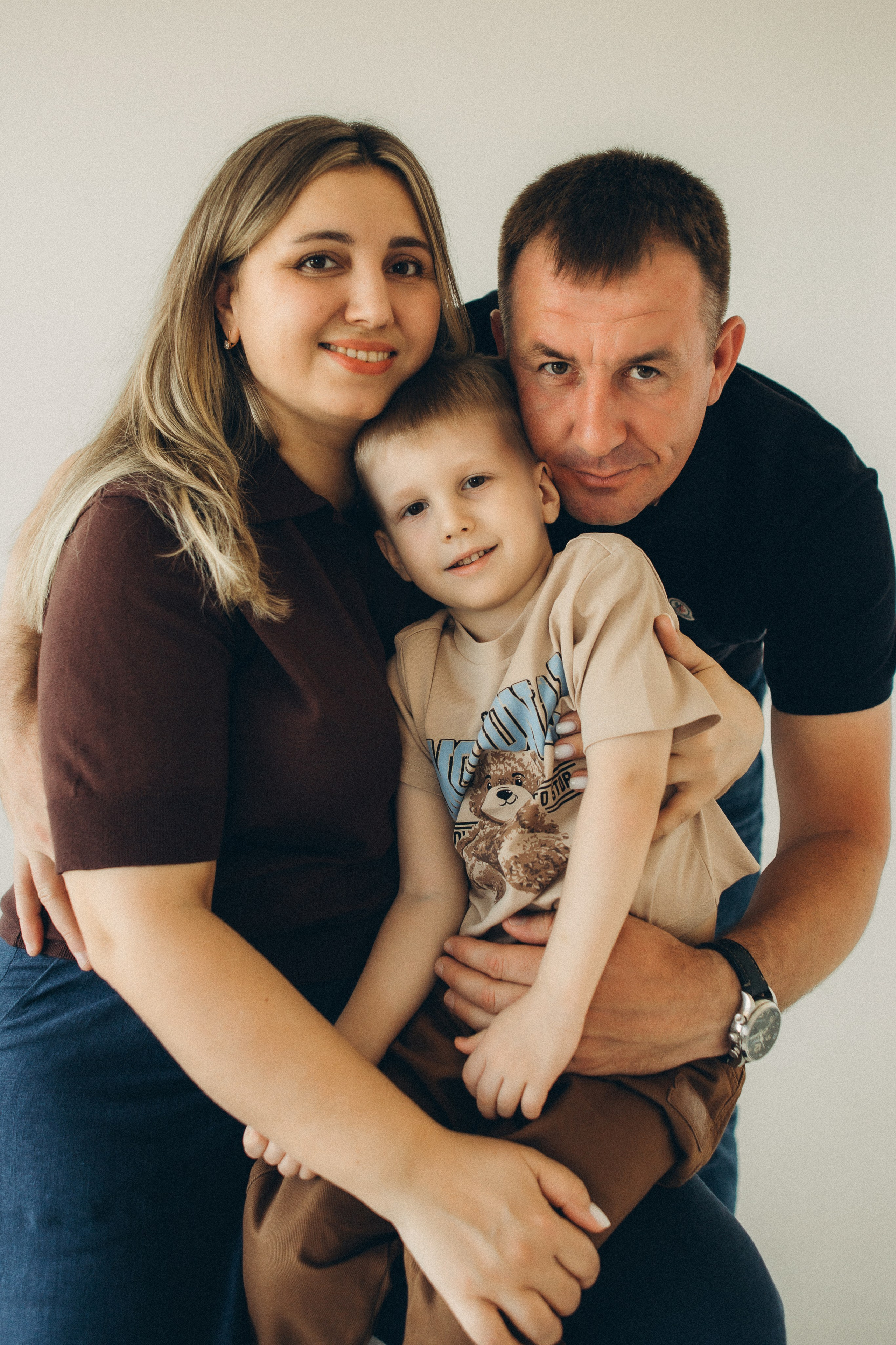 Галина, Фёдор и Андрей. Семейный фотограф и детский фотограф в Волгограде Алеся Бутакова — дет