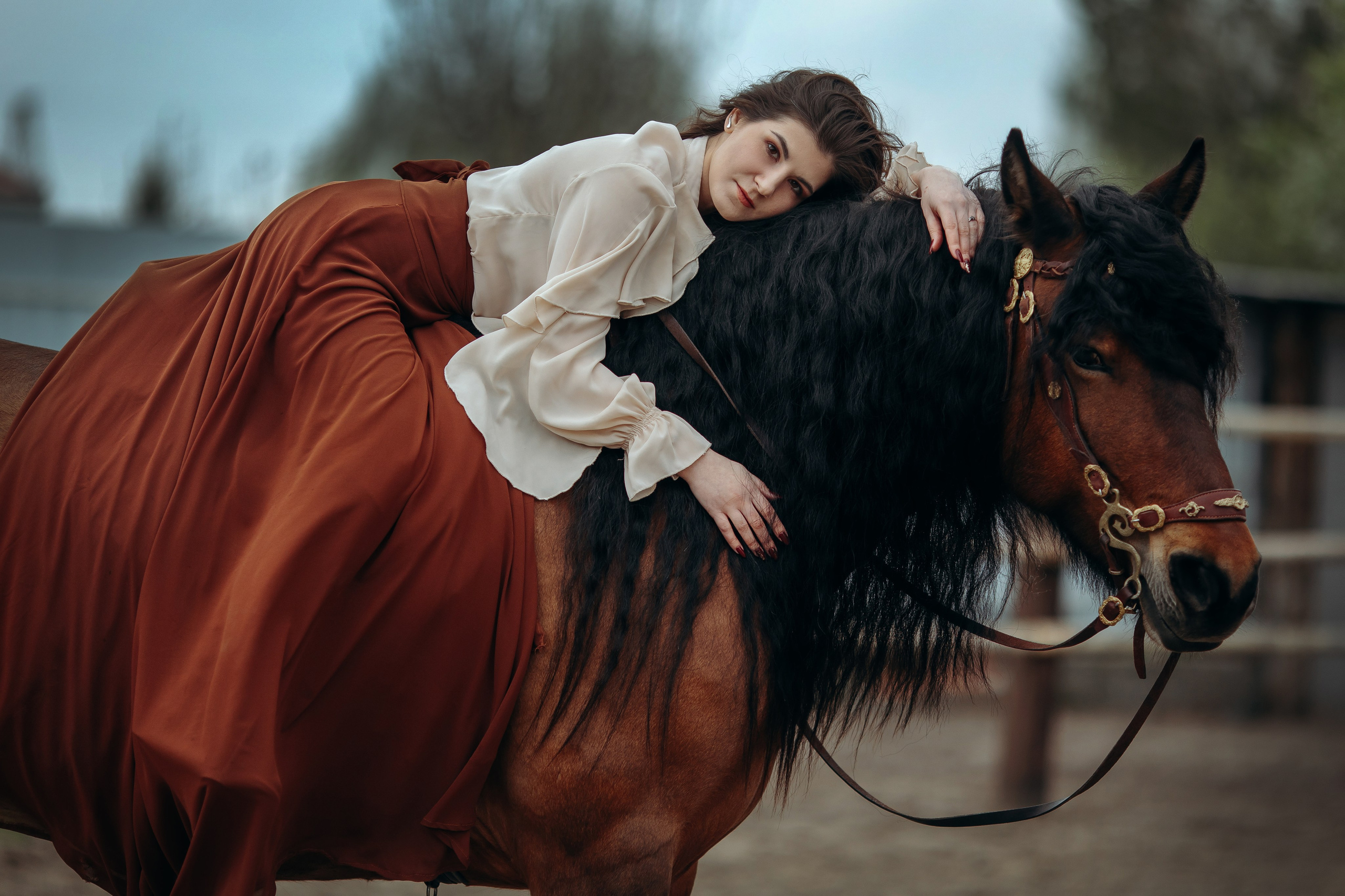 Евгения и Халветта. Анна Молчанова конный фотограф в Тюмени | фотосессии с лошадьми Тюмень