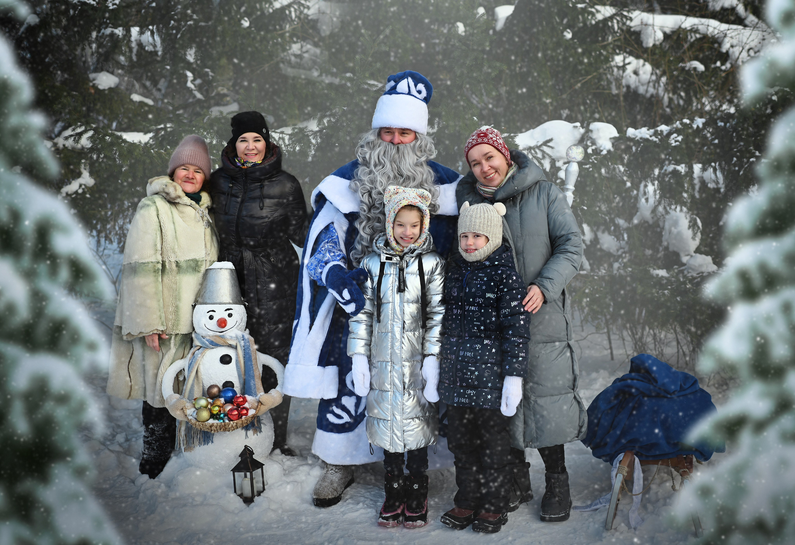 ПОЗДРАВЛЕНИЕ ОТ ДЕДА МОРОЗА. Семейный фотограф Екатеринбург Лора Мур