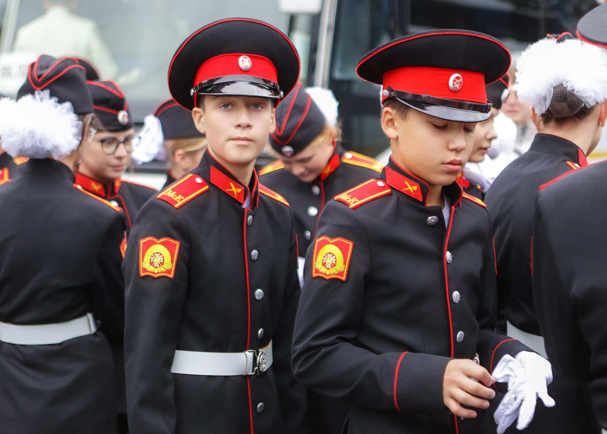 Подготовка к посвящению в кадеты в Первом Московском кадетском корпусе, Дипломатической кадетской школы. Выпускные альбомы и школьный фотограф в Подольске, Троицке, Щербинке, Москве и Московской области