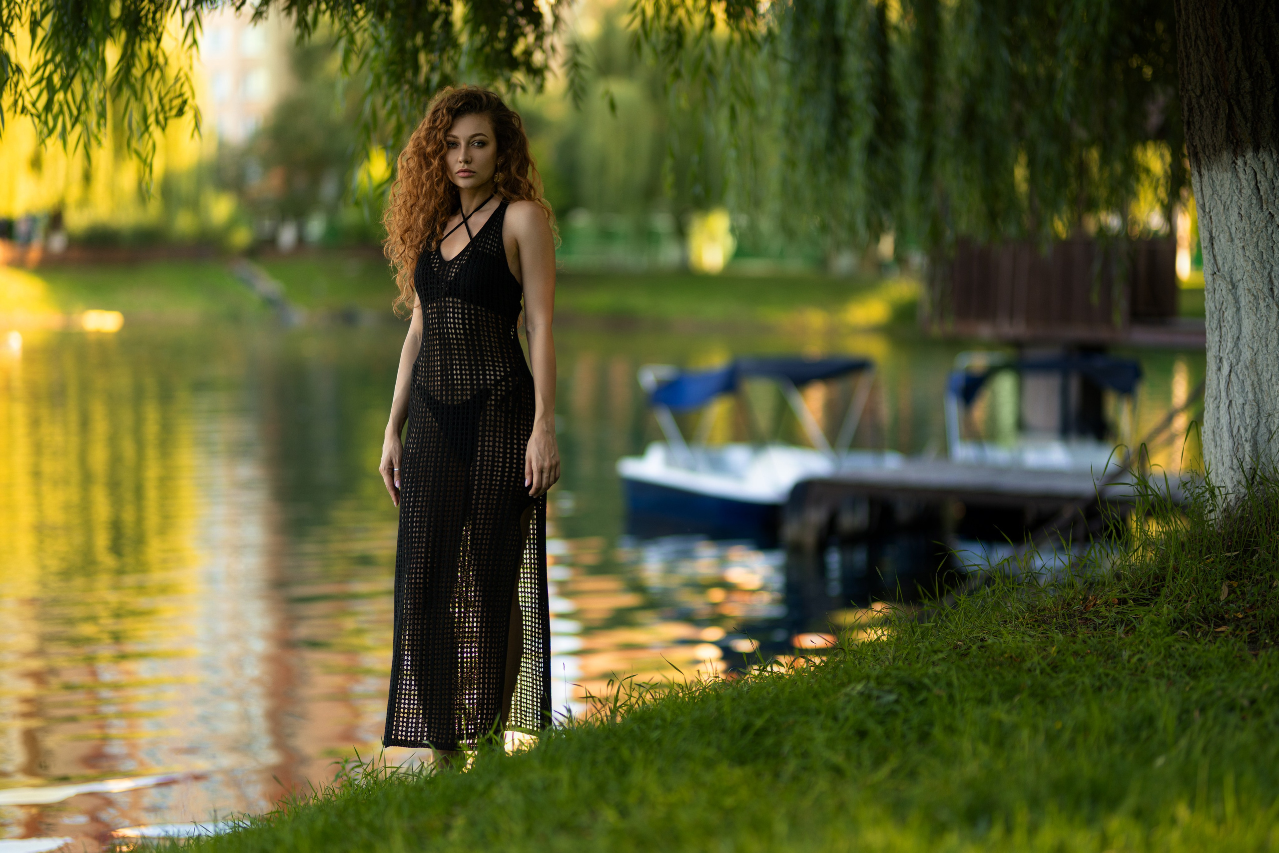 Съемка с Дианой у водоема на базе отдыха в формате для «себя». Дмитрий Шульгин, портретный фотограф в Воронеже