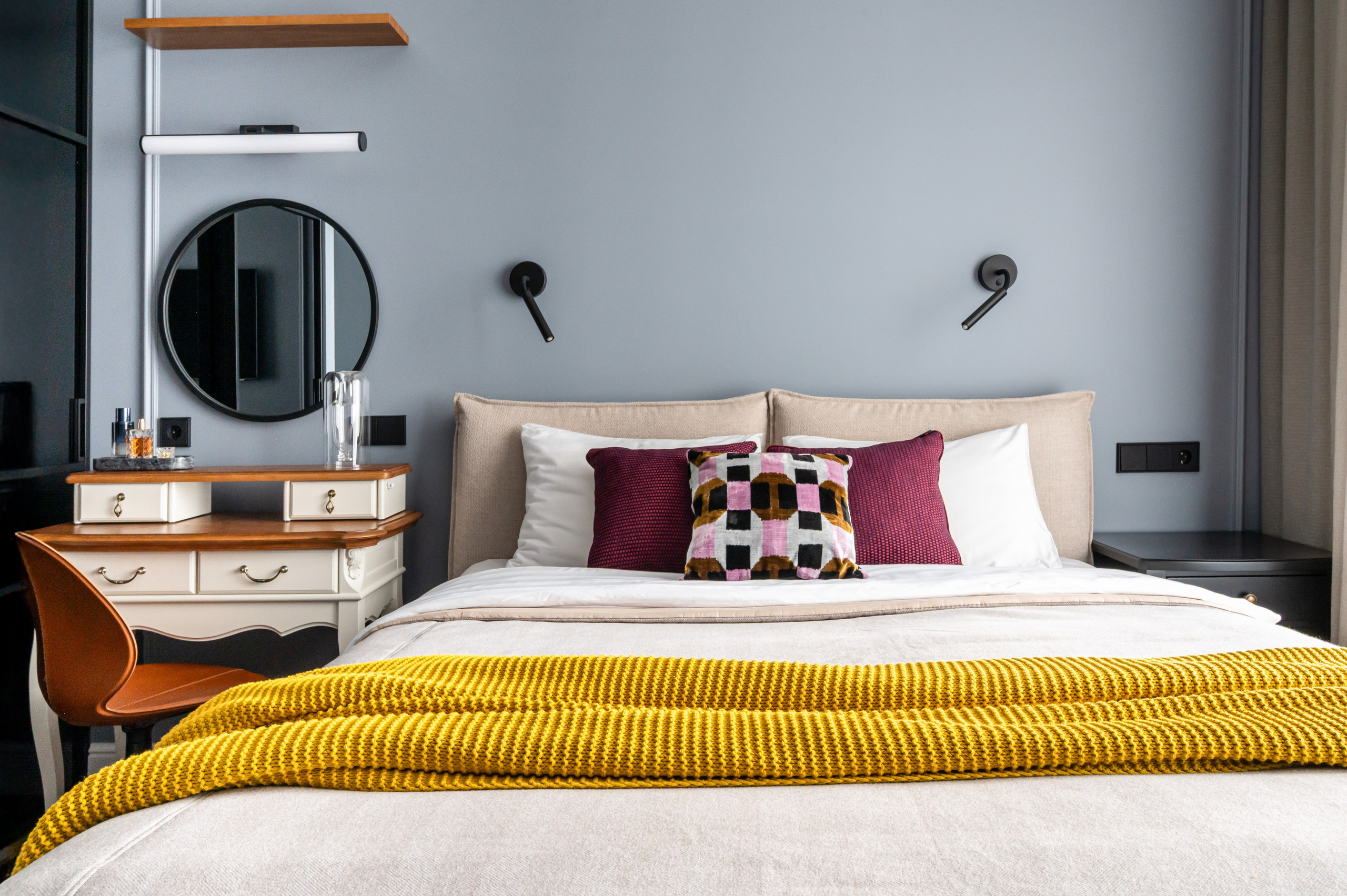 Квартира в ЖК Серебряный фонтан. Интерьерный Фотограф Москва Криста FLY Труфанова