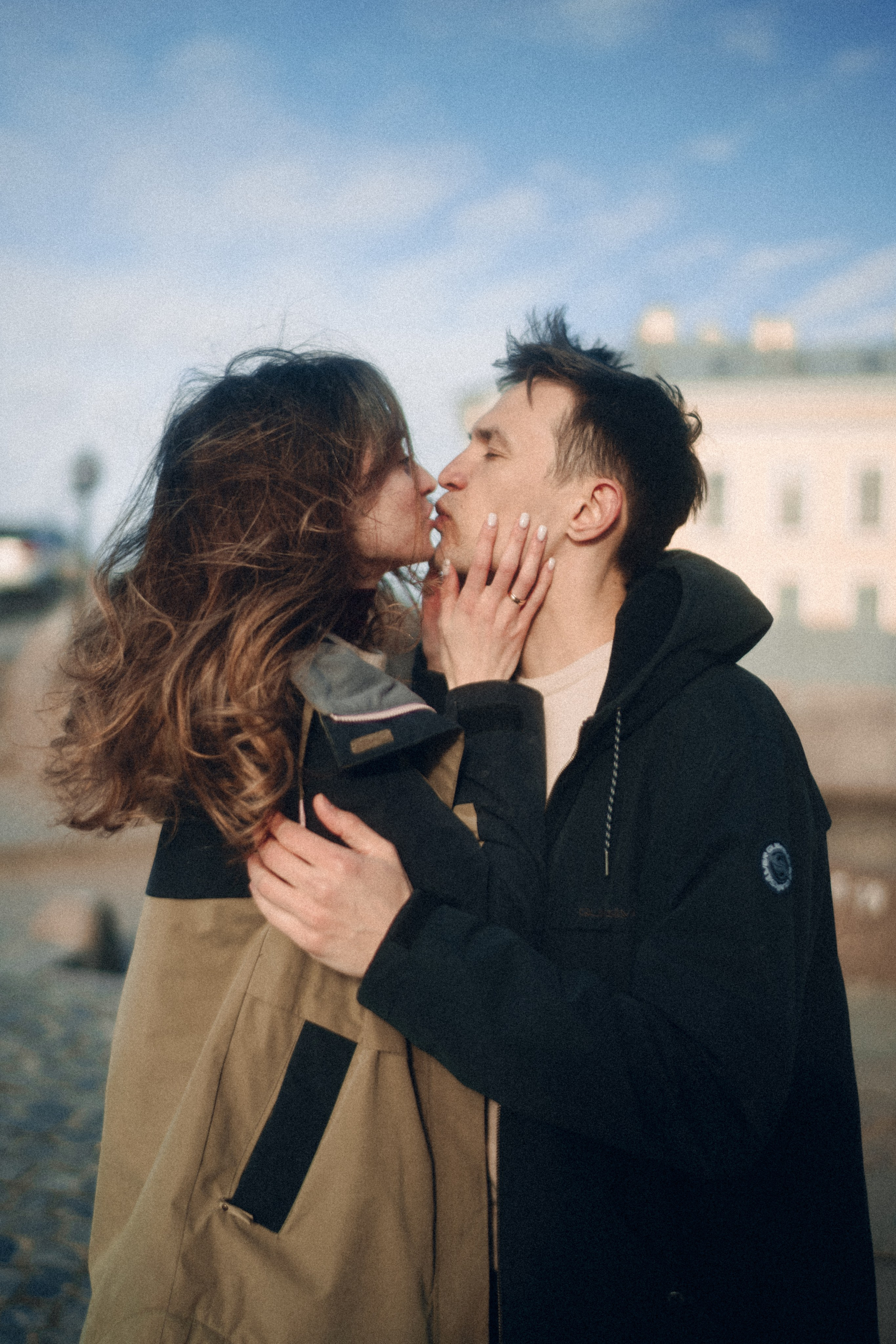 Любовная фотосъёмка на улицах в Петербурге