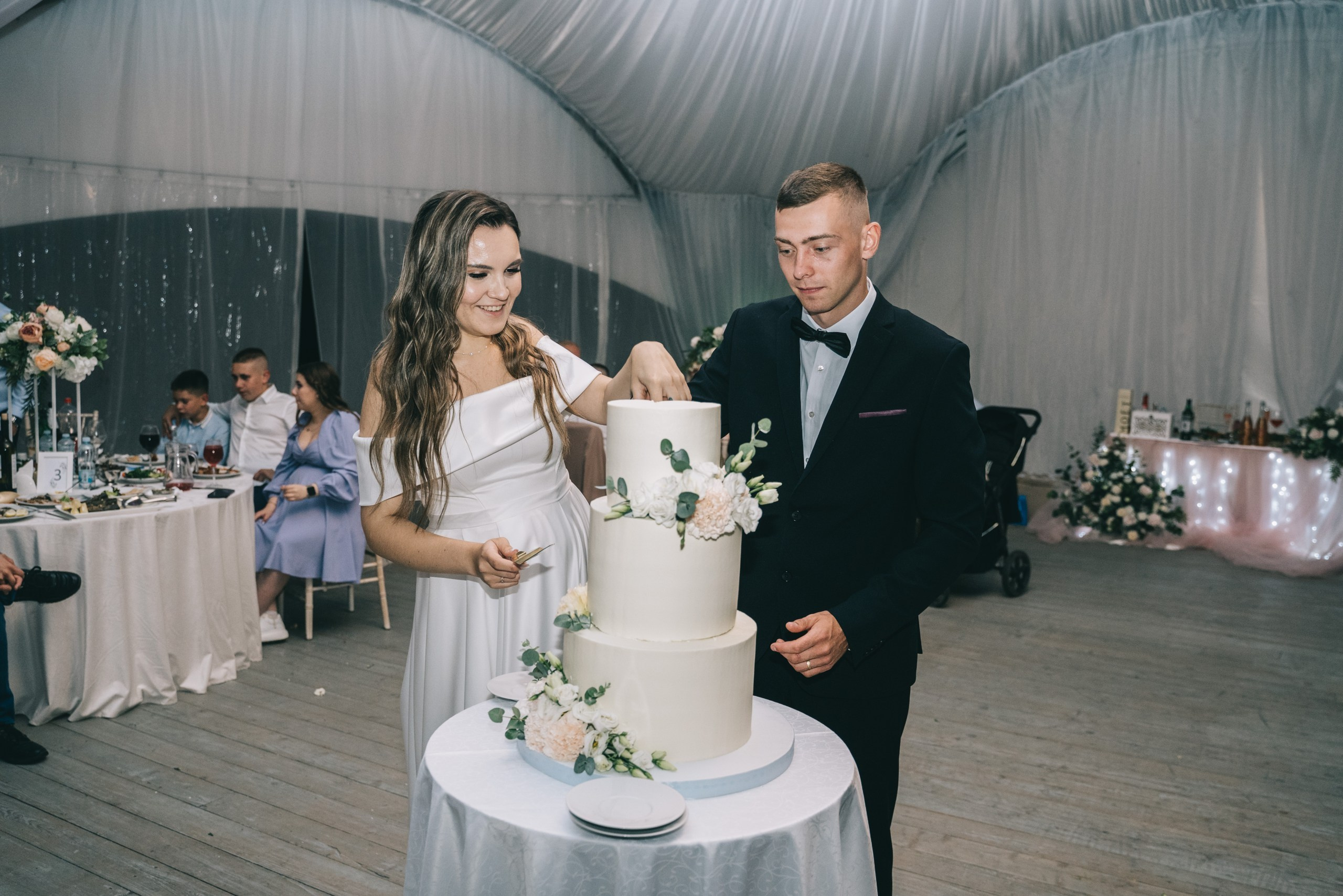 Свадебный банкет в Дмитрове. Свадебный фотограф в Дмитрове