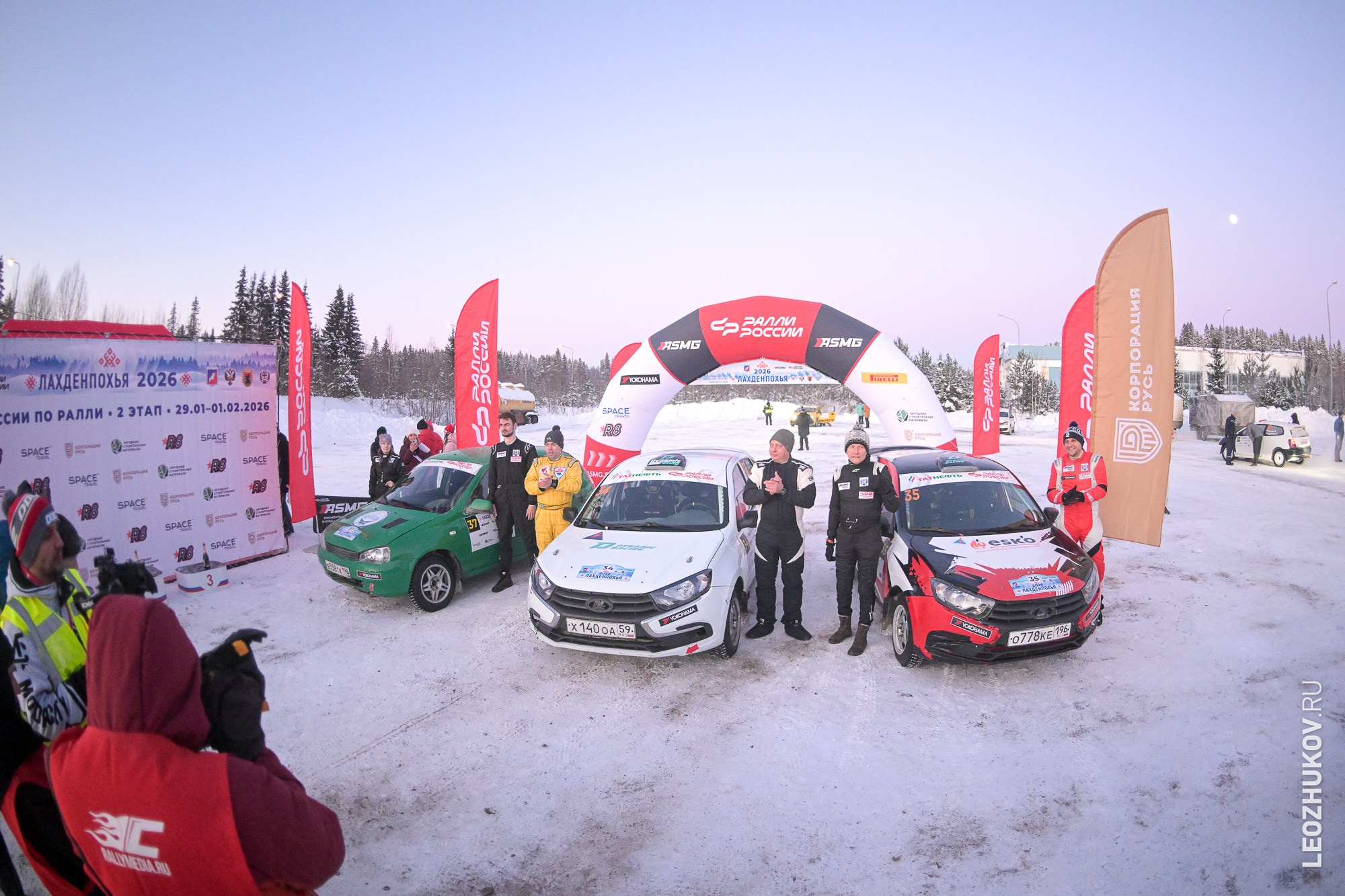 Ралли Лахденпохья 2026. Спортивный фотограф Леонид Жуков