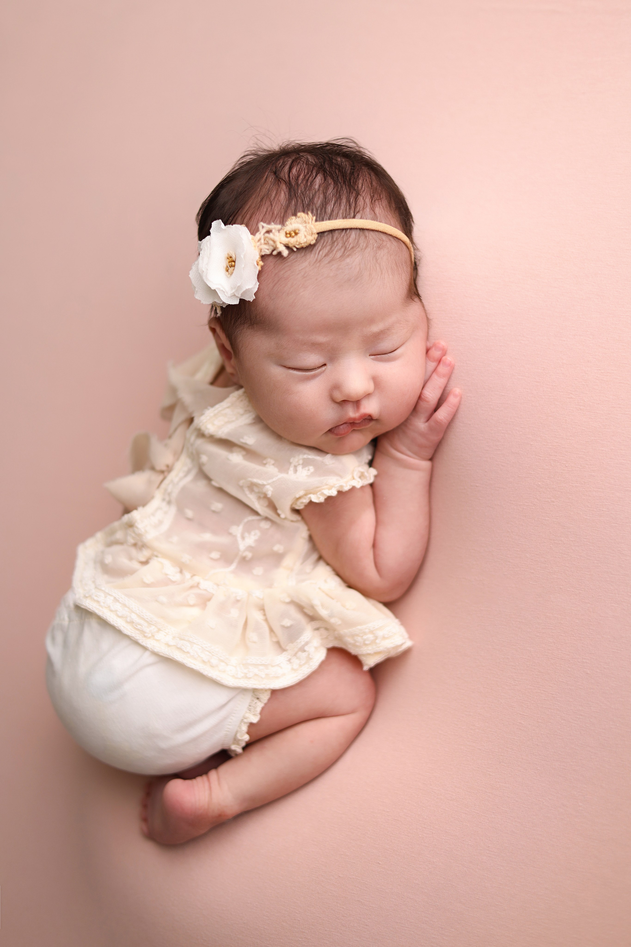 Ньюборн съемка Элины, творческий пакет. Фотограф новорожденных Москва. Ньюборн фотограф Москва