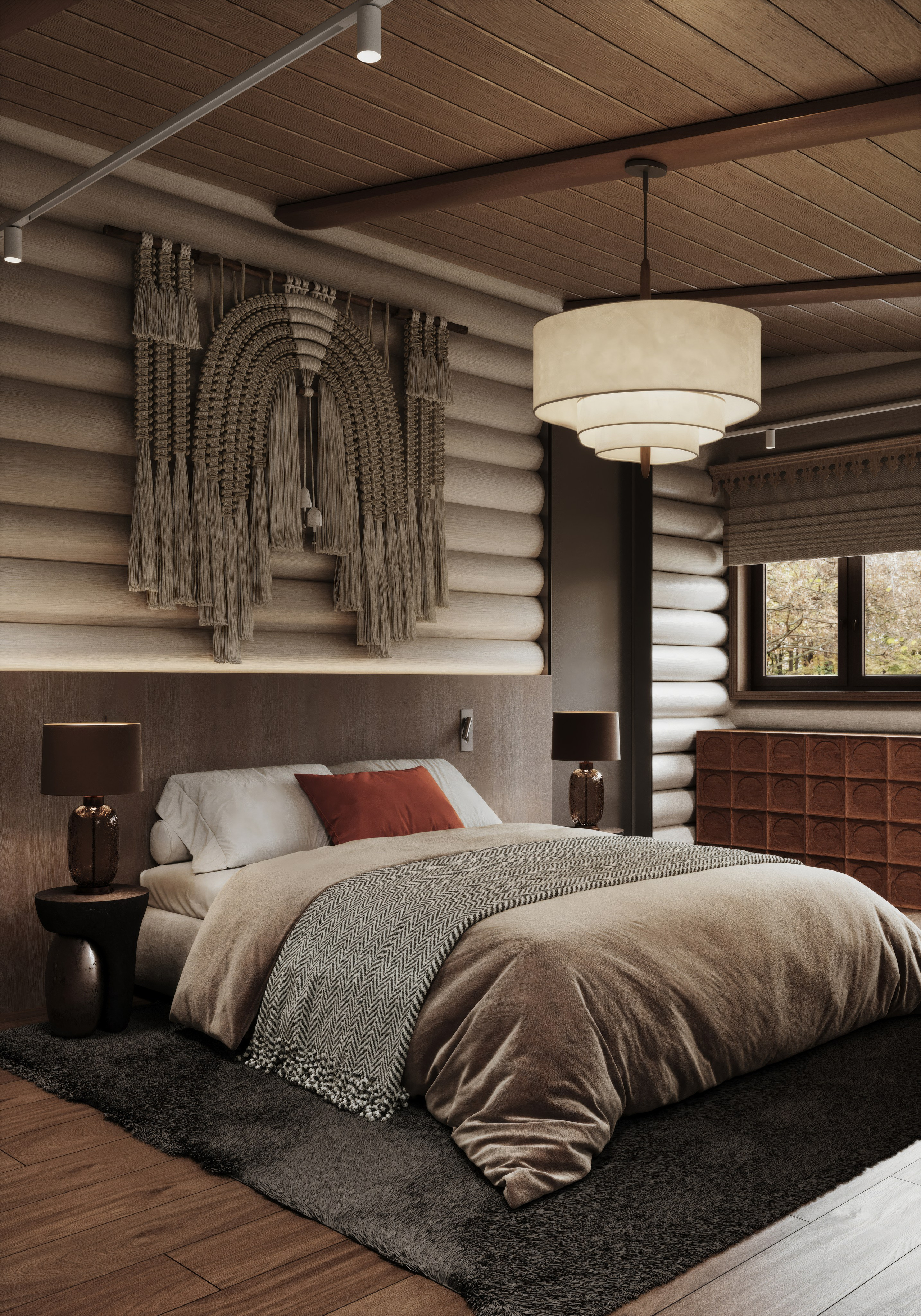 Country house Bedroom | Ashe Home. Середа Юлия | Визуализация