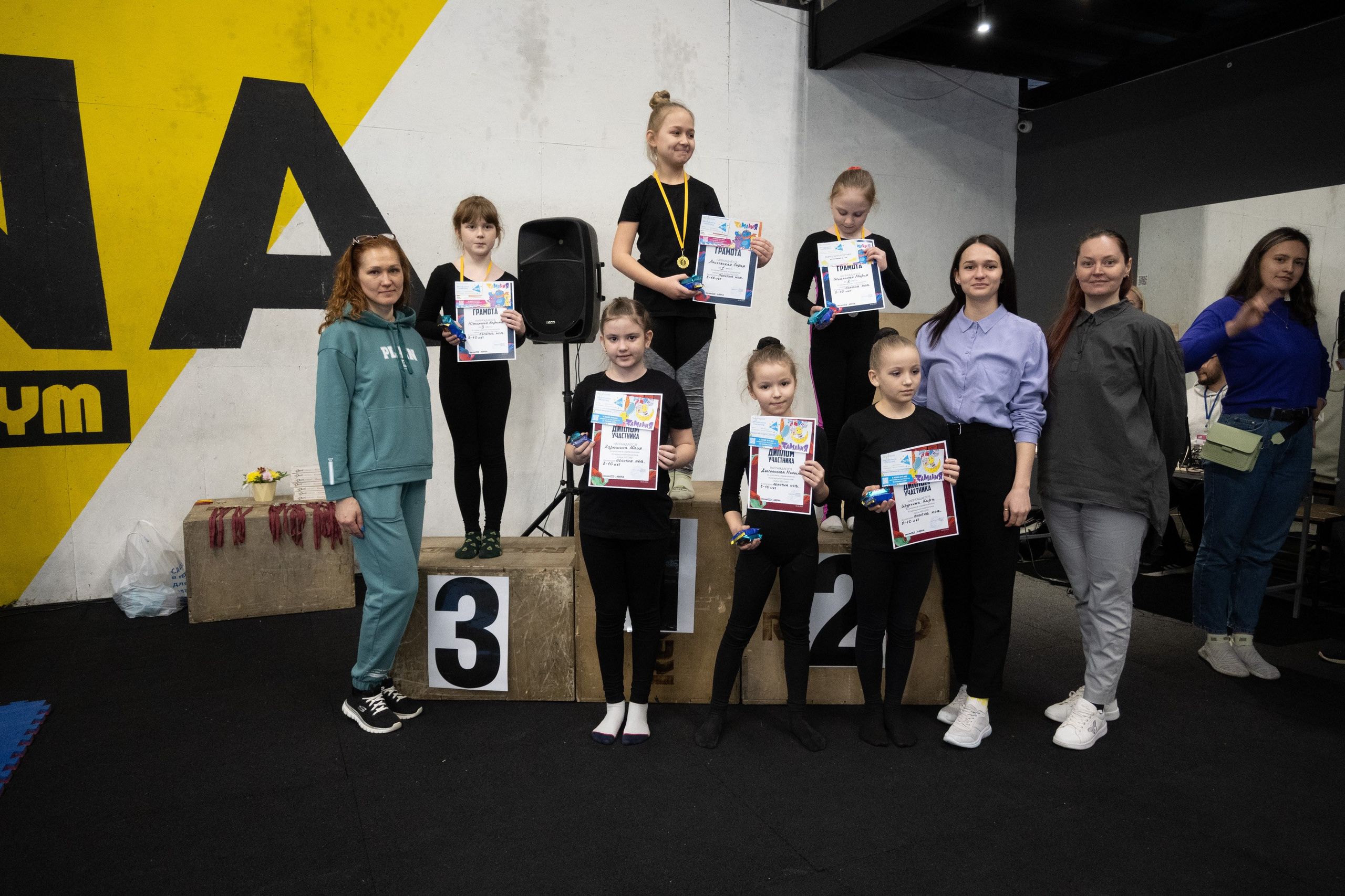 Внутриклубные соревнования по воздушной гимнастике 02.04.23