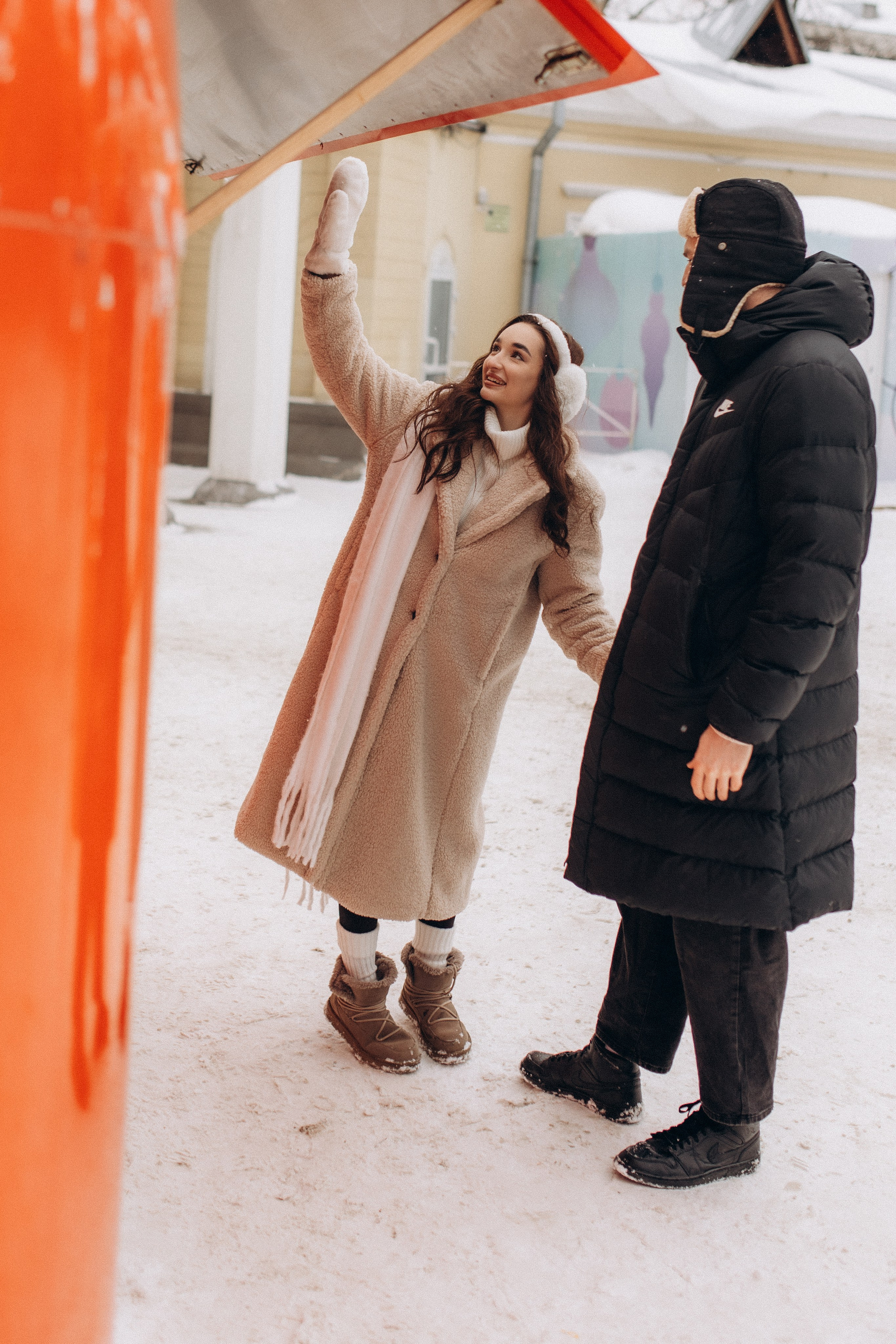 Зимняя история любви. Семейный фотограф lifestyle в Новосибирске Елена Шпилевая