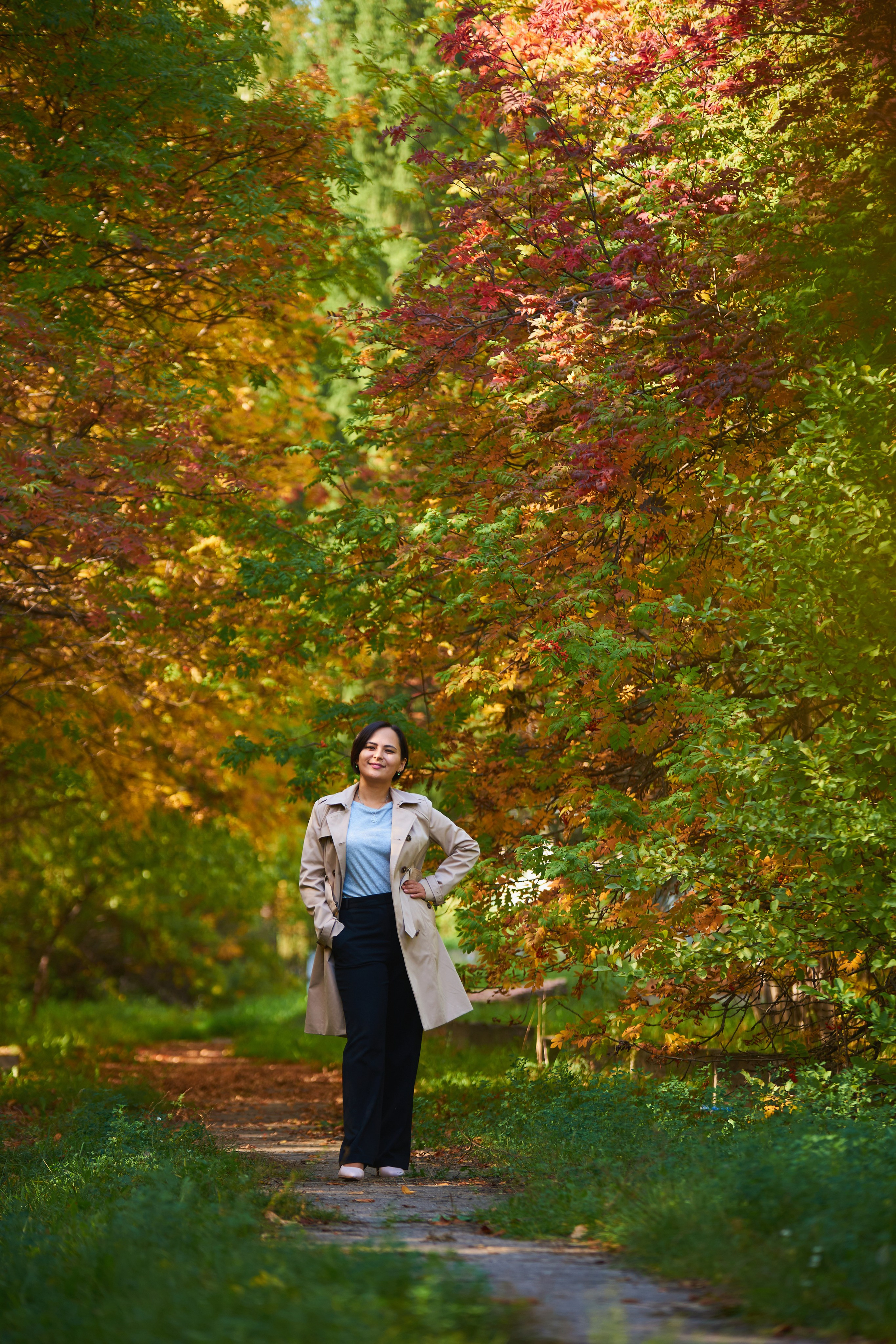 Осенние портреты в городе для Насти. Репортажный и женский фотограф в Новосибирске