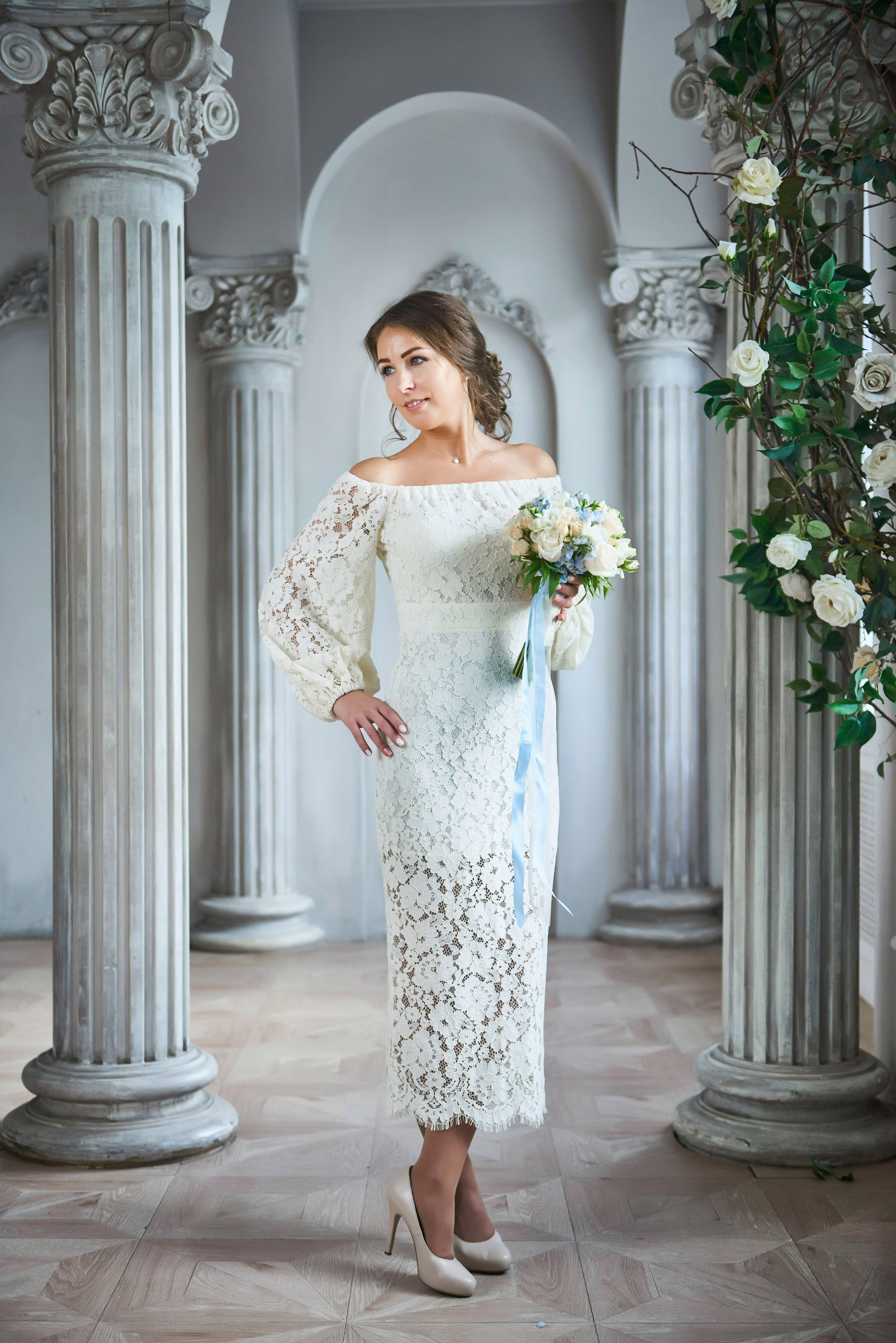 Свадебная фотосессия в студии. Портретный, семейный и свадебный фотограф в Санкт-Петербурге и в Пушкине Ширяев Денис