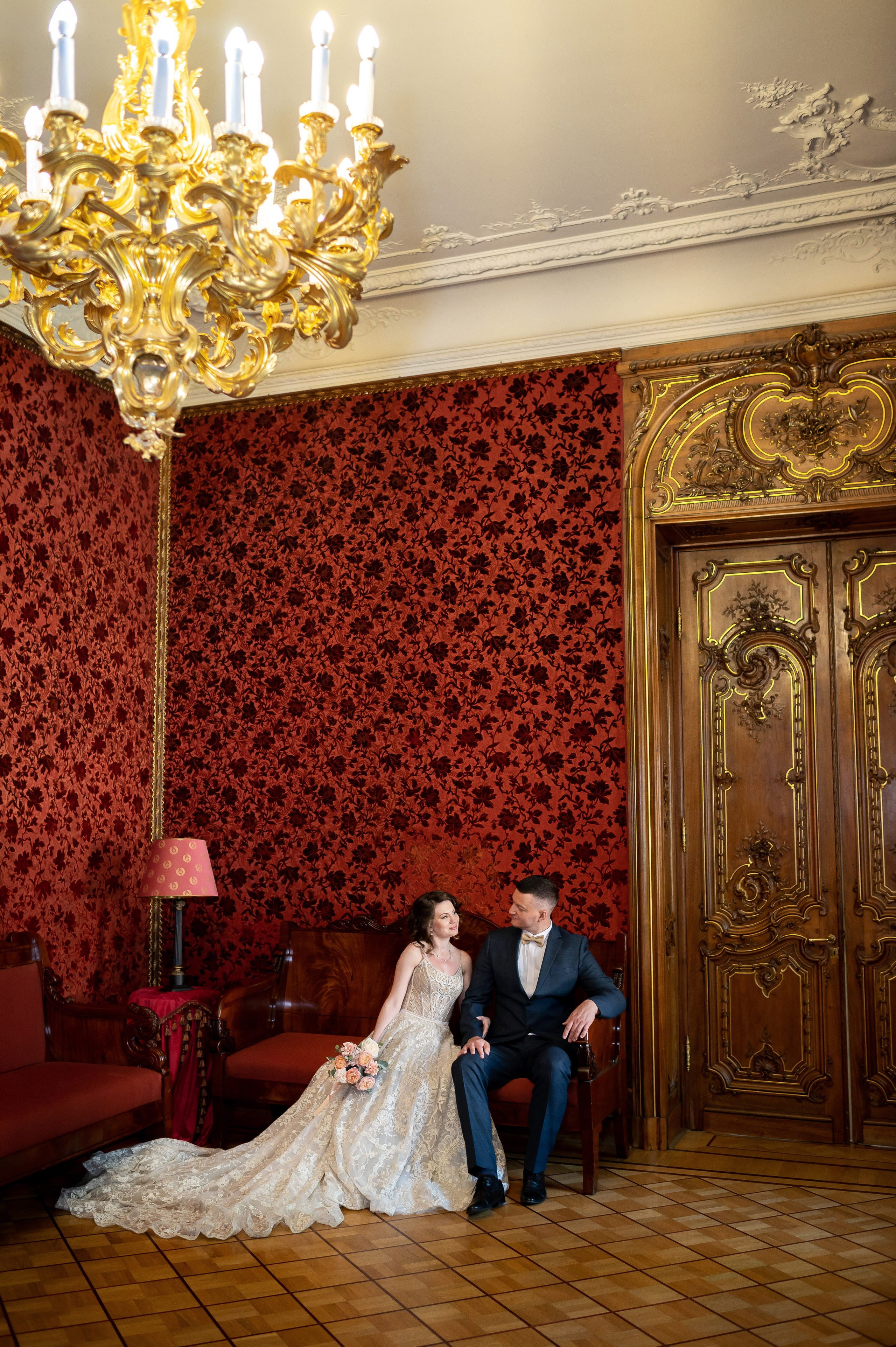 Елена и Дмитрий (свадебная фотосессия в Доме Архитектора — особняке Половцова). Портретный, семейный и свадебный фотограф в Санкт-Петербурге и в Пушкине Ширяев Денис