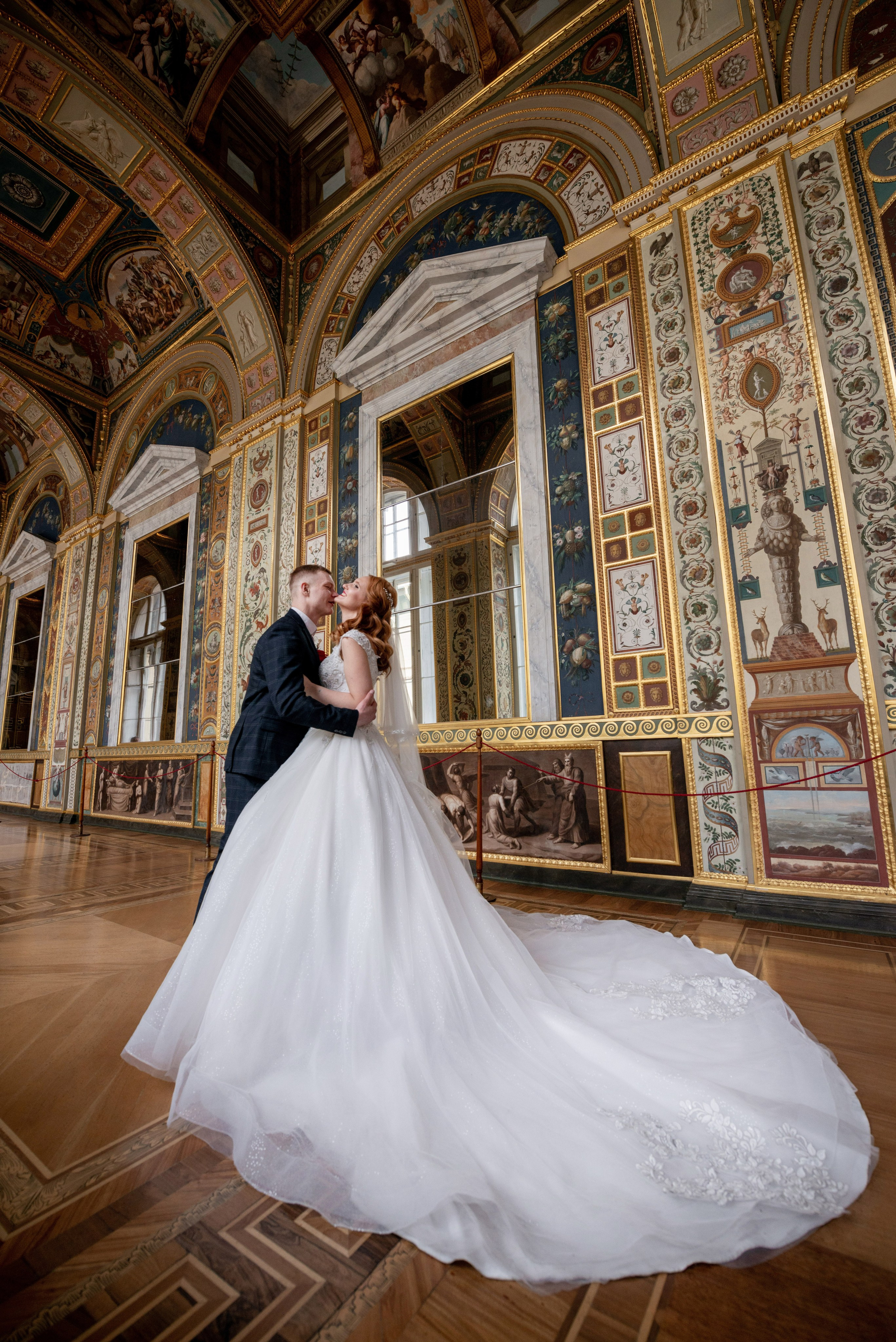 Екатерина и Алексей (свадебная фотосессия в Эрмитаже и Первом Дворце Бракосочетания на Английской набережной 28). Портретный, семейный и свадебный фотограф в Санкт-Петербурге и в Пушкине Ширяев Денис