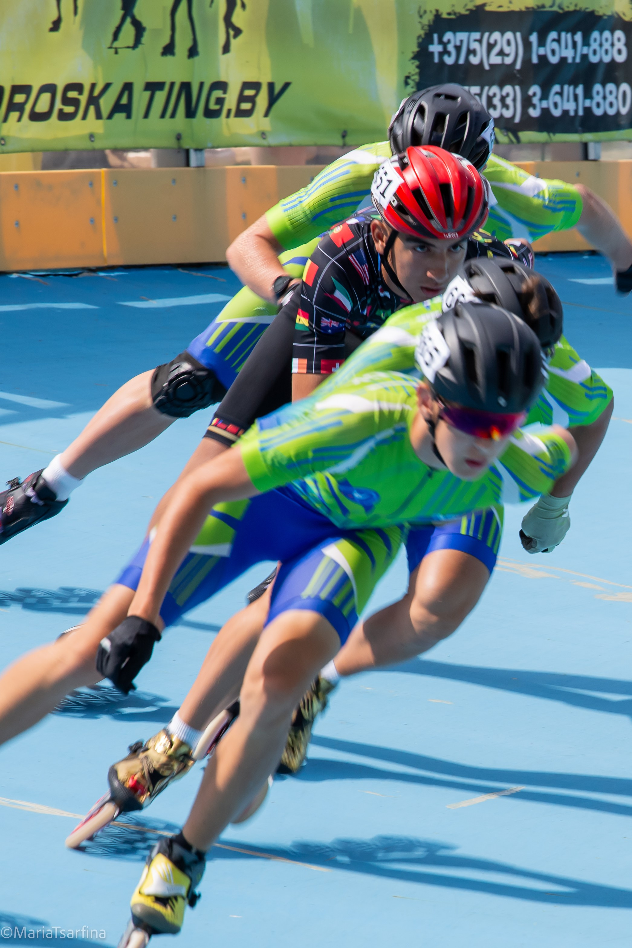 Международные соревнования по спидскейтингу. Солигорск, Беларусь. 2025. Спортивная съемка Мария Царфати