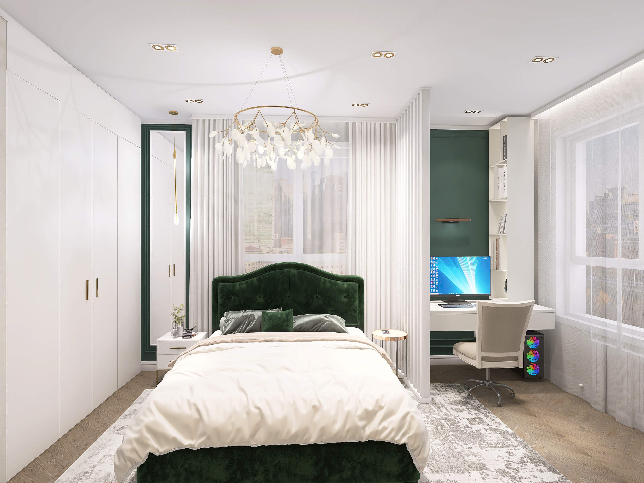 ЖК Менделеев. Площадь 80 кв. м. Дизайнер интерьера в Новосибирске_Елена Сергеева