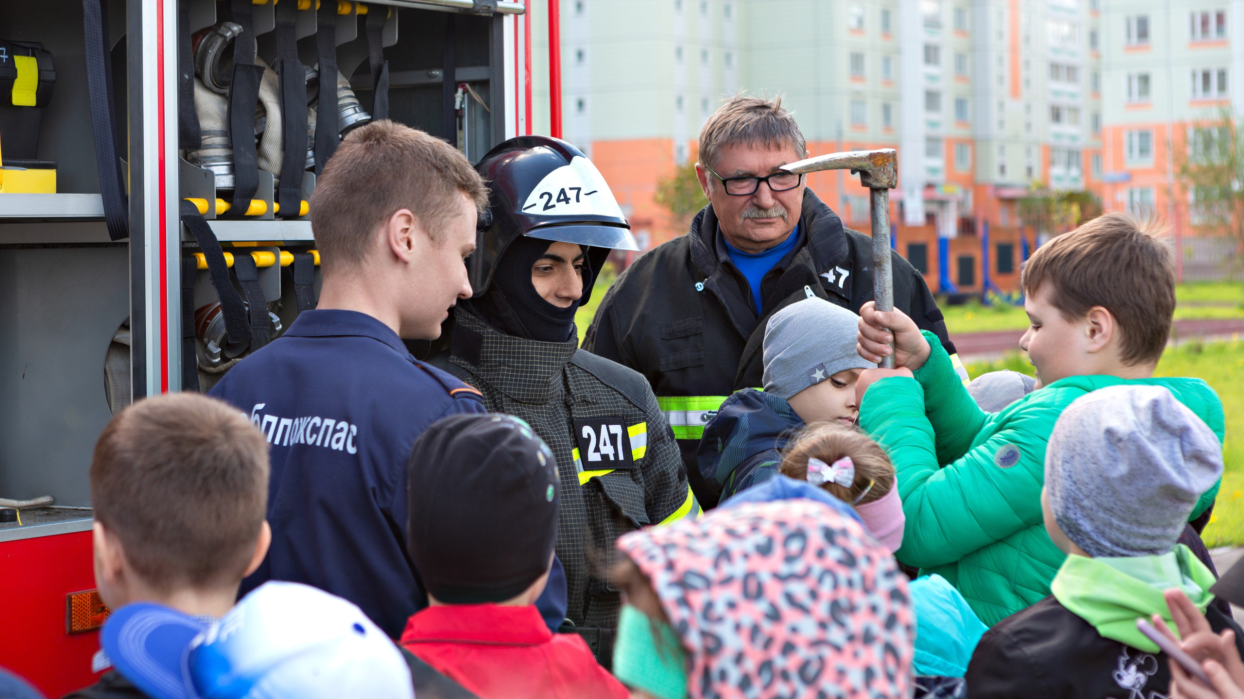 Экскурсия в пожарную часть г. Подольск. Выпускные альбомы и школьный фотограф в Подольске, Троицке, Щербинке, Москве и Московской области