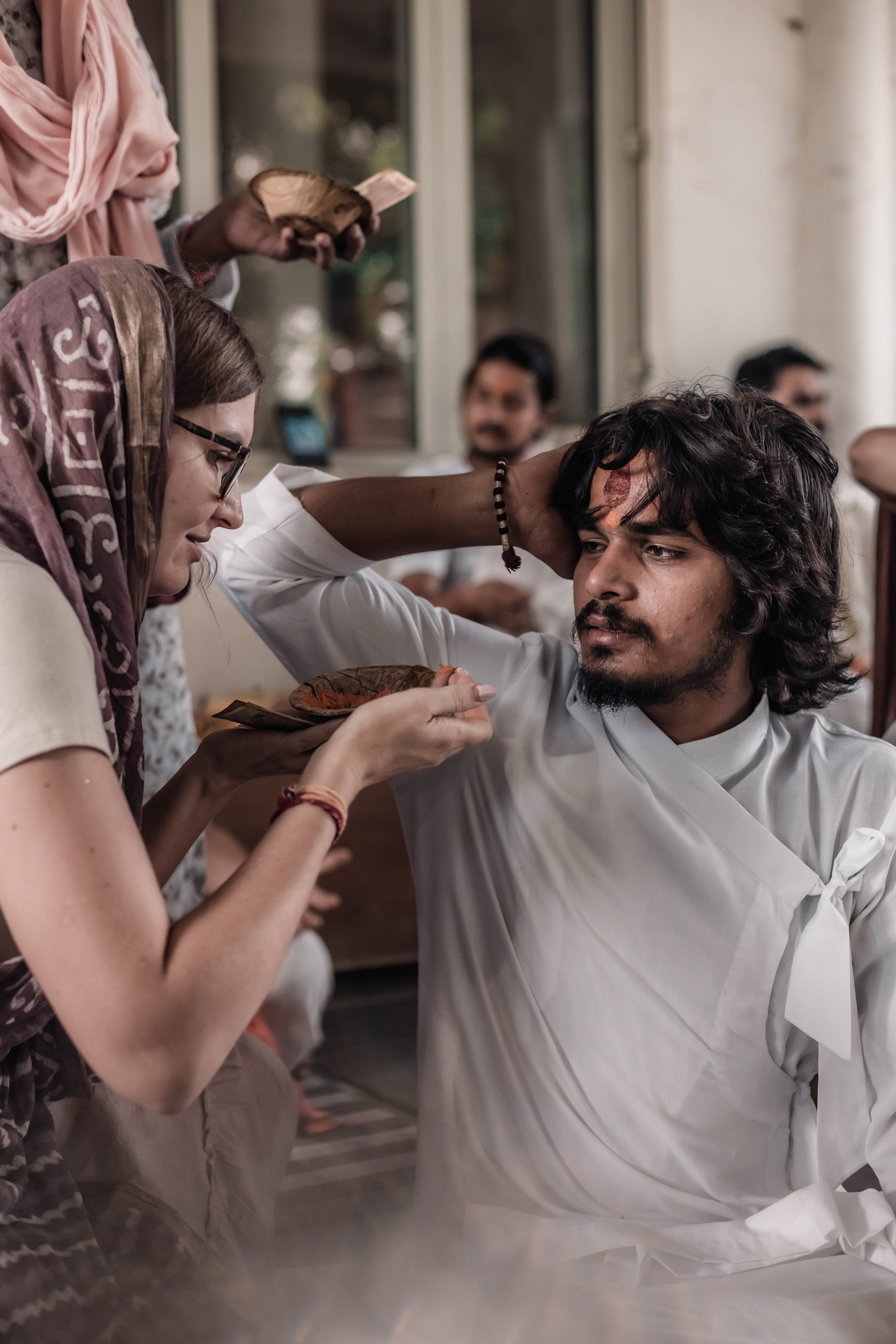 Pitri Paksha yagyas & poojas Devraha Baba ji ashram. Mariam Bagdasaryan