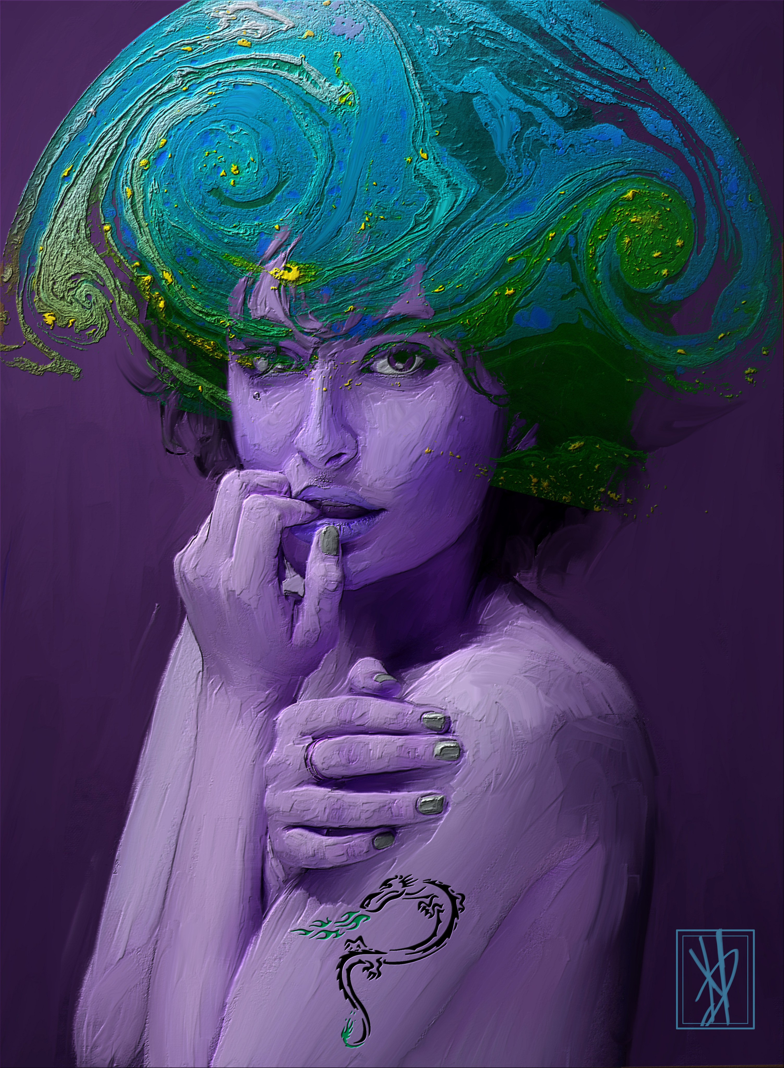 The Azure Void. Yulia Yurchevskaya | Art Director & Visual Visionary