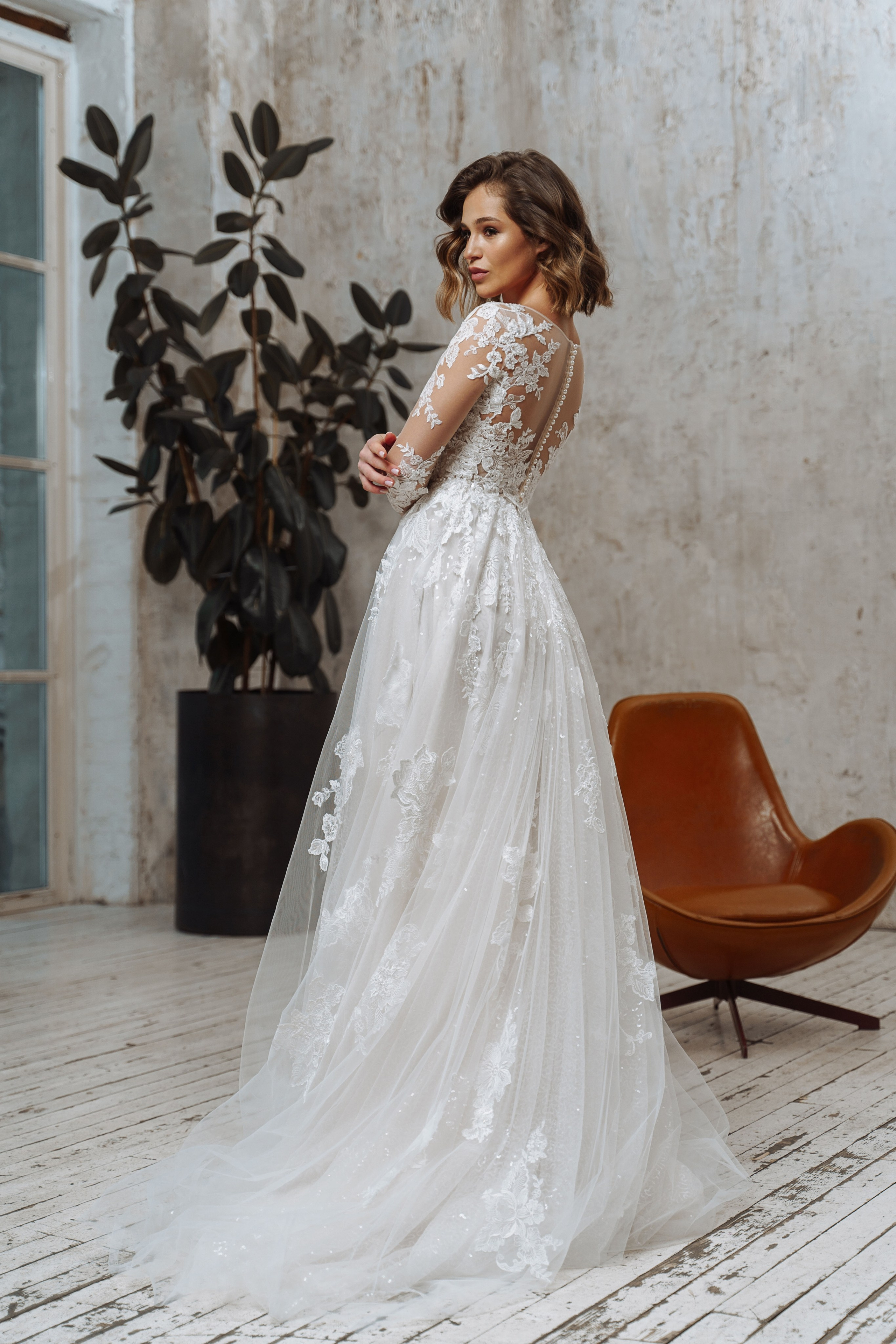 Съемка свадебного каталога бренда BERTINA DESIGN с Кристиной. Свадебный и портретный фотограф Клипа Максим