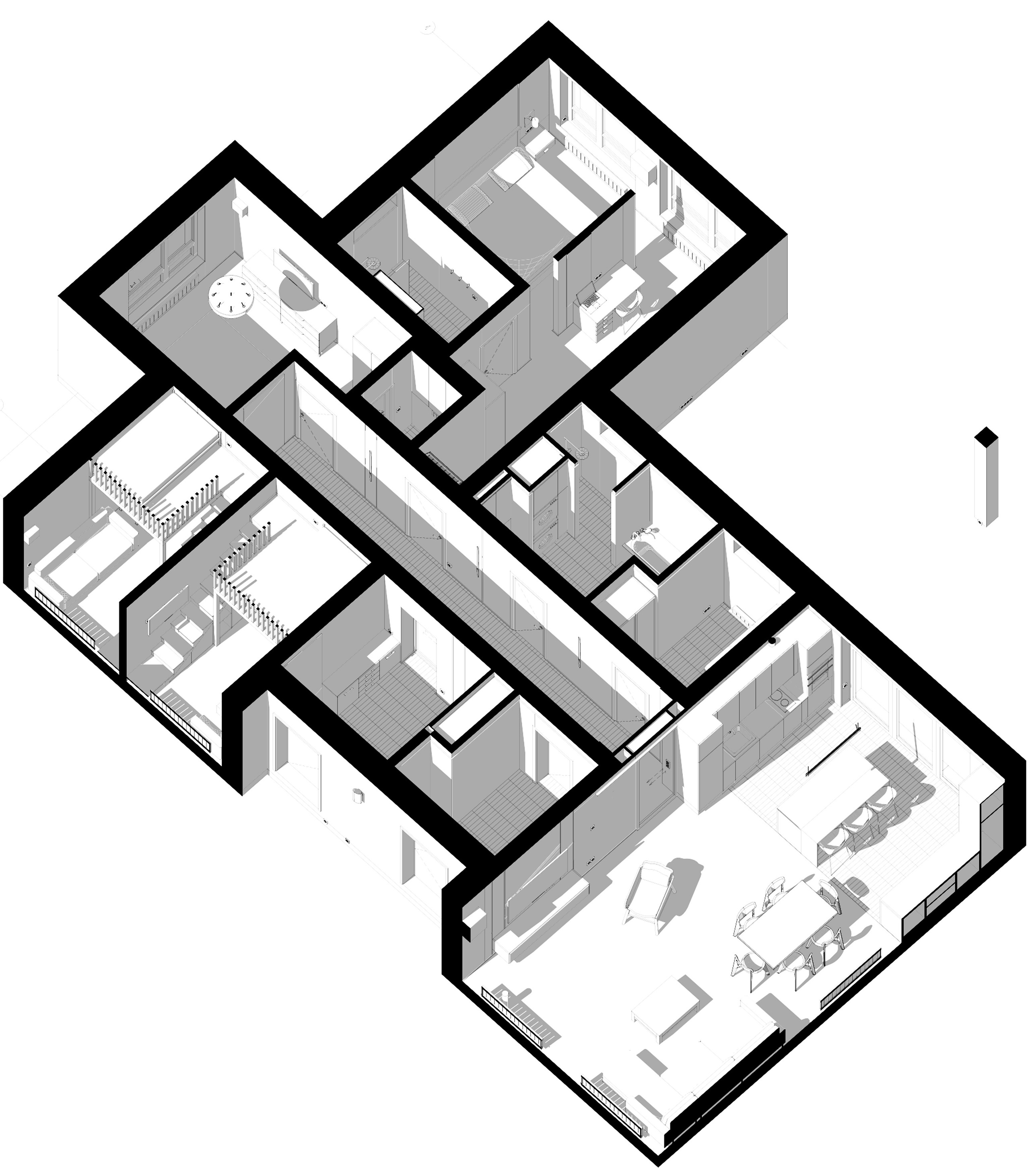 ЧАСТНЫЙ ДОМ СНТ «ЗЕЛЁНЫЙ ОСТРОВ». Студия дизайна интерьеров FORMA
