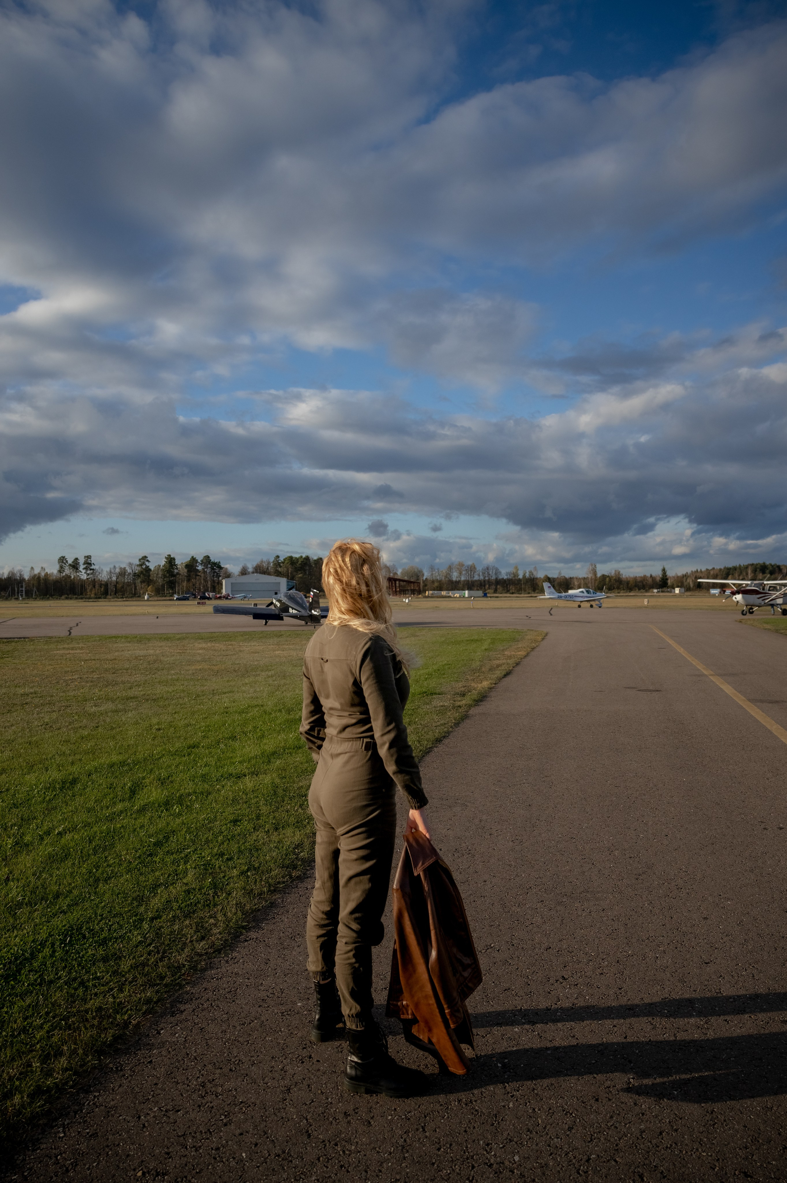 Небо. Самолет. Девушка. Семейный и женский фотограф в Москве и Подольске Анна Корн