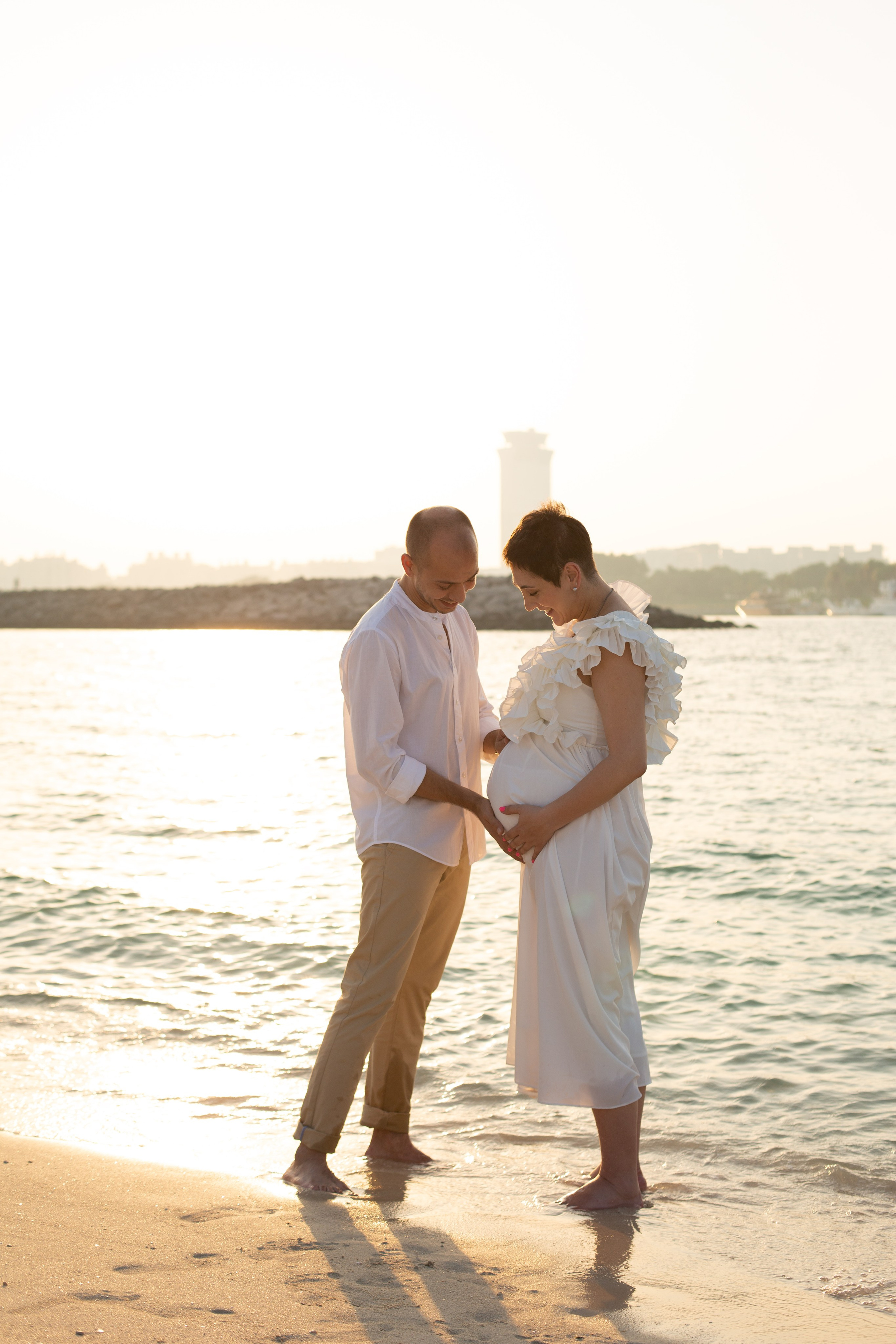 Classic Elegant Pregnancy Photoshoot in Dubai